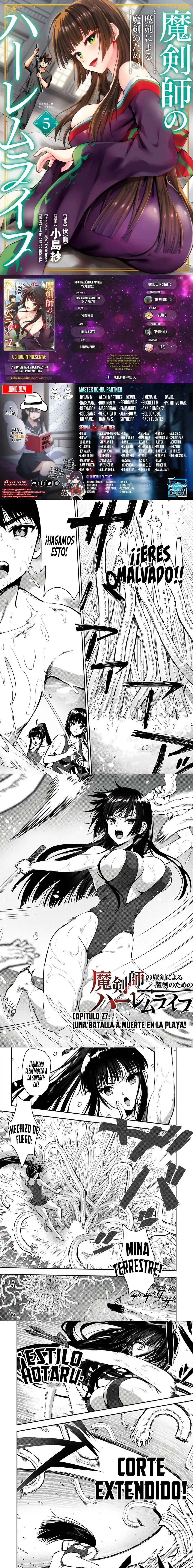 Página 1 — Makenshi no Maken ni Yoru Maken no Tame no Harem Life Capítulo 27