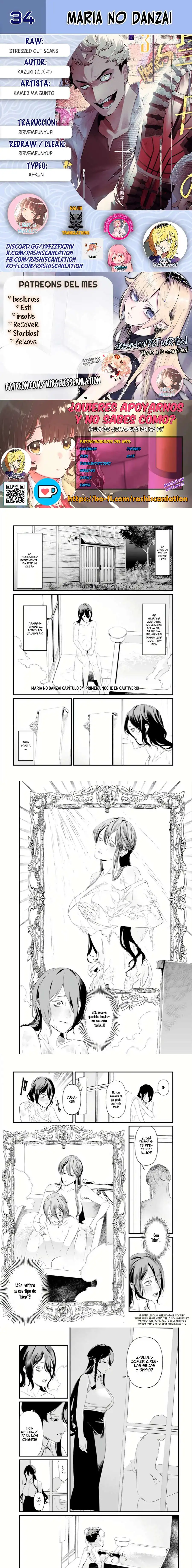 Página 1 — Maria no Danzai Capítulo 34