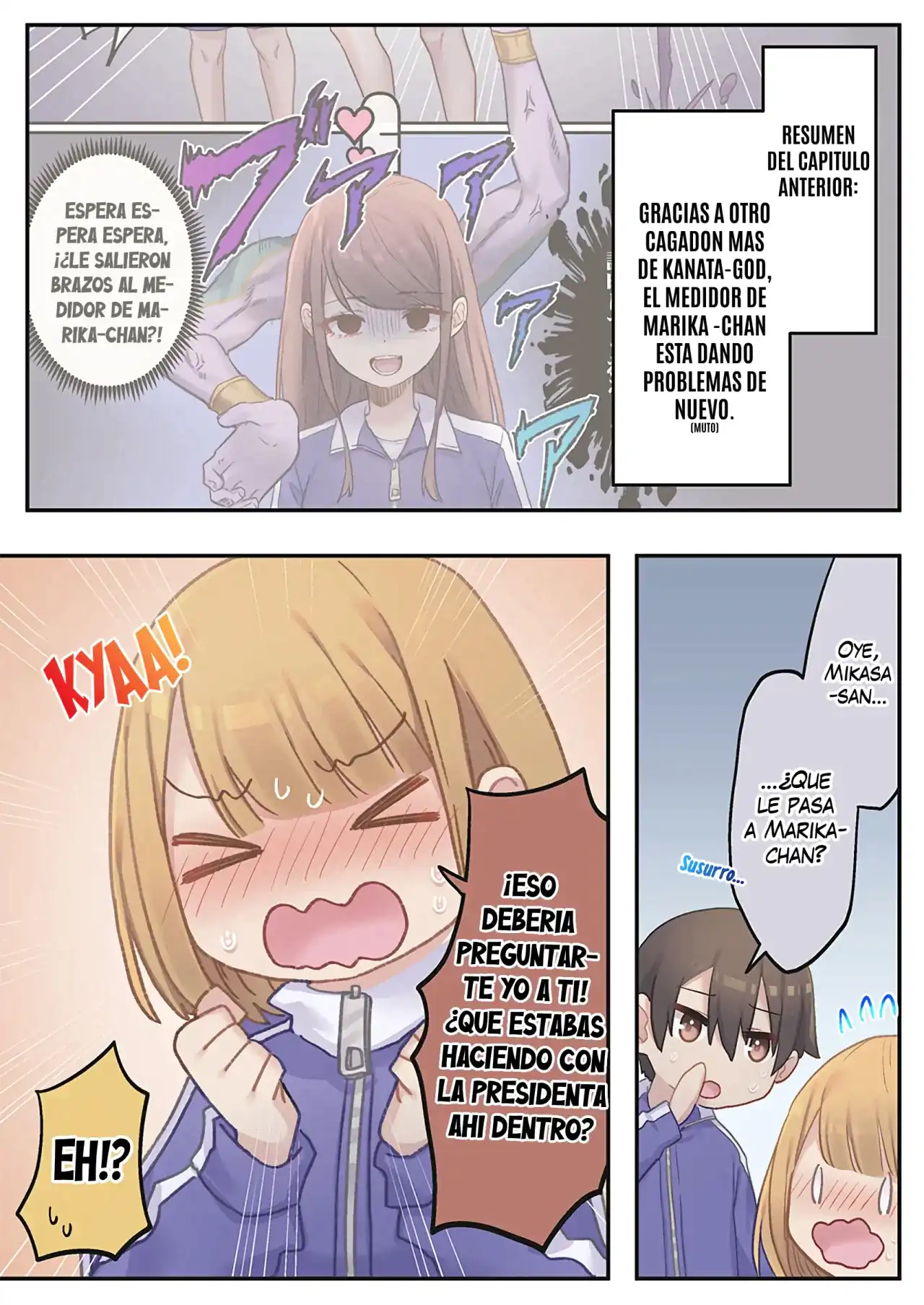 Página 1 — Capítulo 12 de Marika-chan no Koukando wa Bukkowareteiru