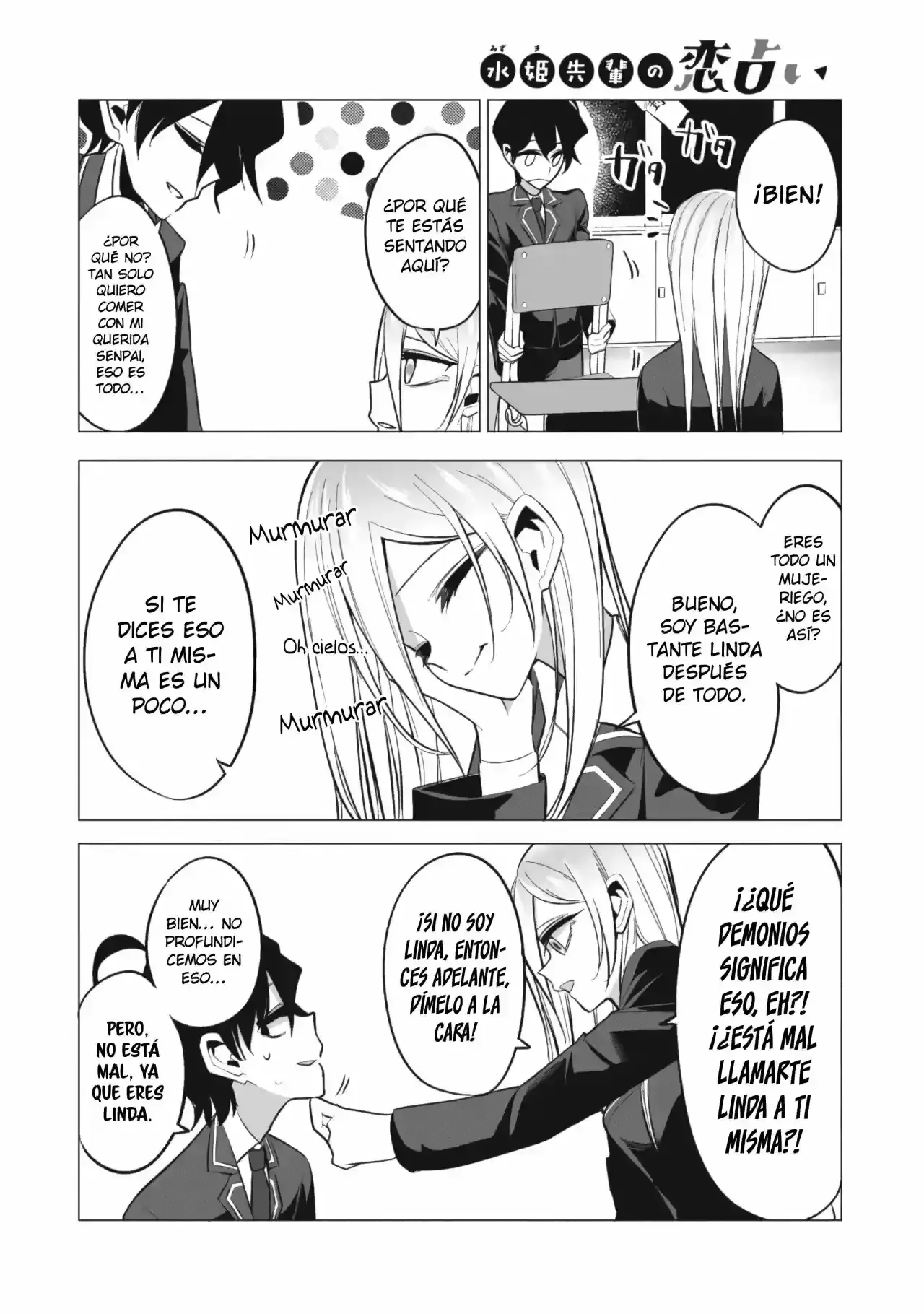 Página 5 — Mizuki-senpai Es Una Adivinadora De Amor Capítulo 2