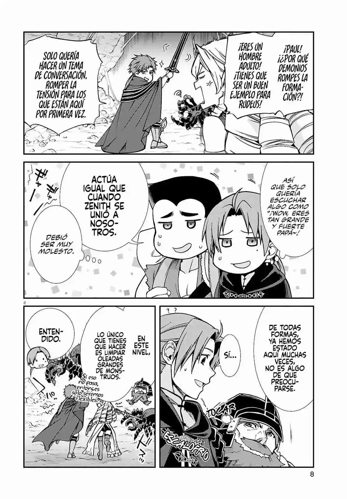Página 8 — Mushoku Tensei: Isekai Ittara Honki Dasu (2014) Capítulo 102