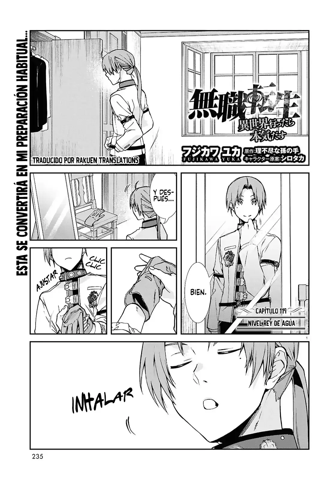 Página 4 — Mushoku Tensei: Isekai Ittara Honki Dasu (2014) Capítulo 119
