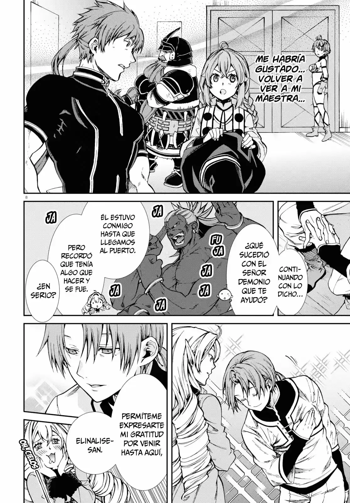 Página 9 — Mushoku Tensei: Isekai Ittara Honki Dasu (2014) Capítulo 53