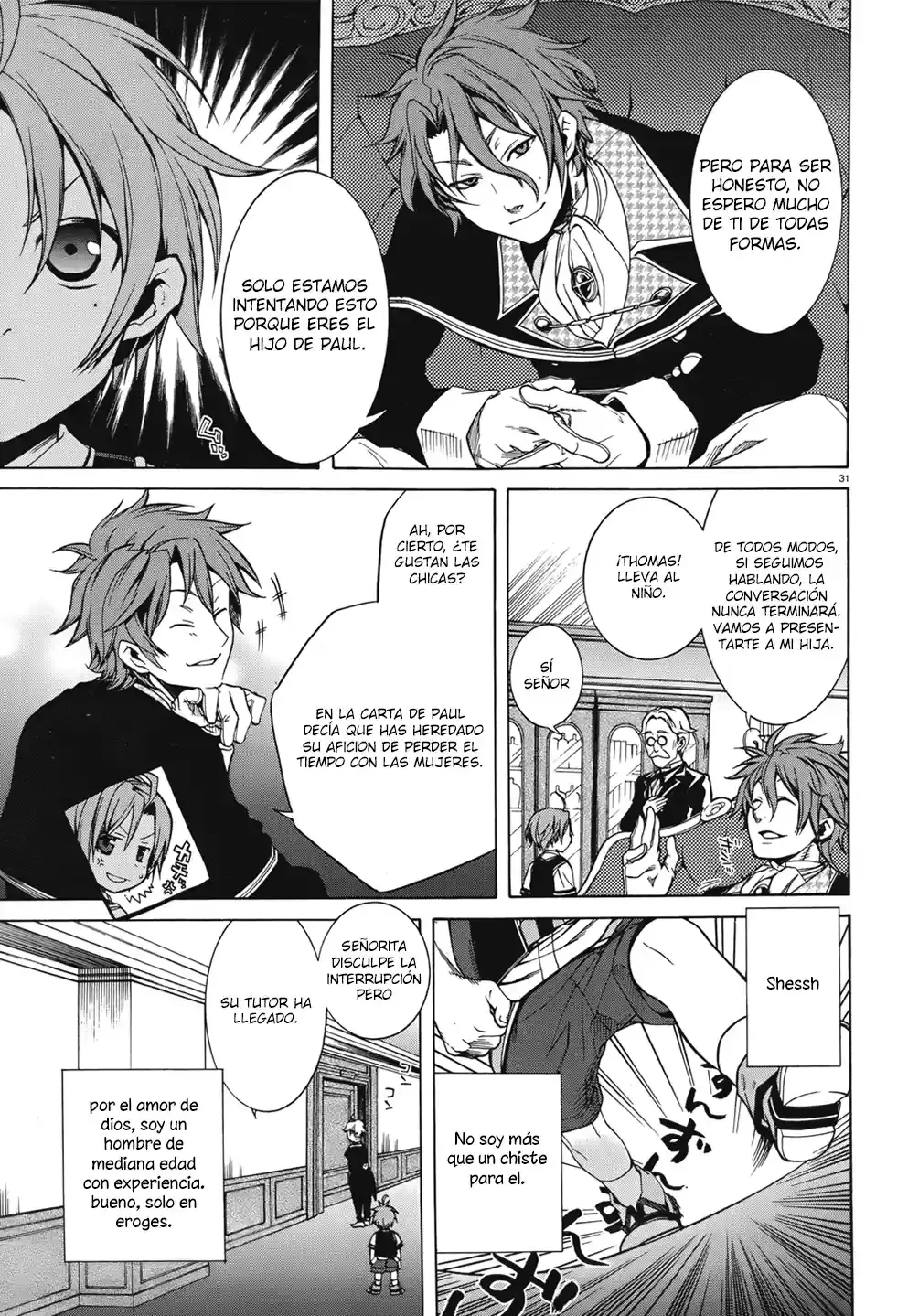 Página 34 — Mushoku Tensei: Isekai Ittara Honki Dasu (2014) Capítulo 6