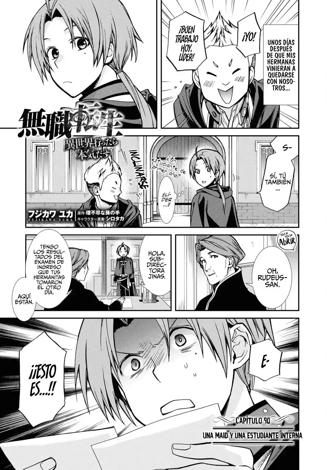 Página 3 — Mushoku Tensei: Isekai Ittara Honki Dasu (2014) Capítulo 90