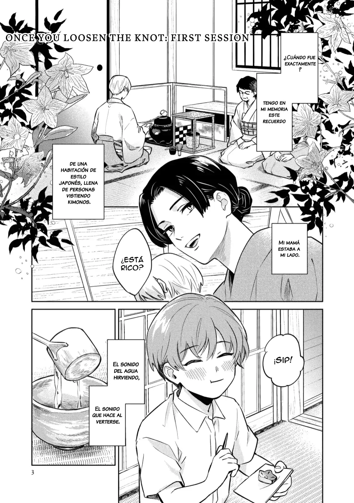 Página 6 — Capítulo 1 de Musubime wo Hodoitara