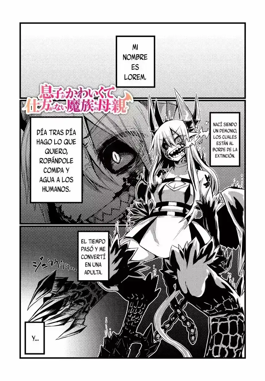 Página 3 — Musuko ga Kawaikute Shikataganai Mazoku no Hahaoya Capítulo 1