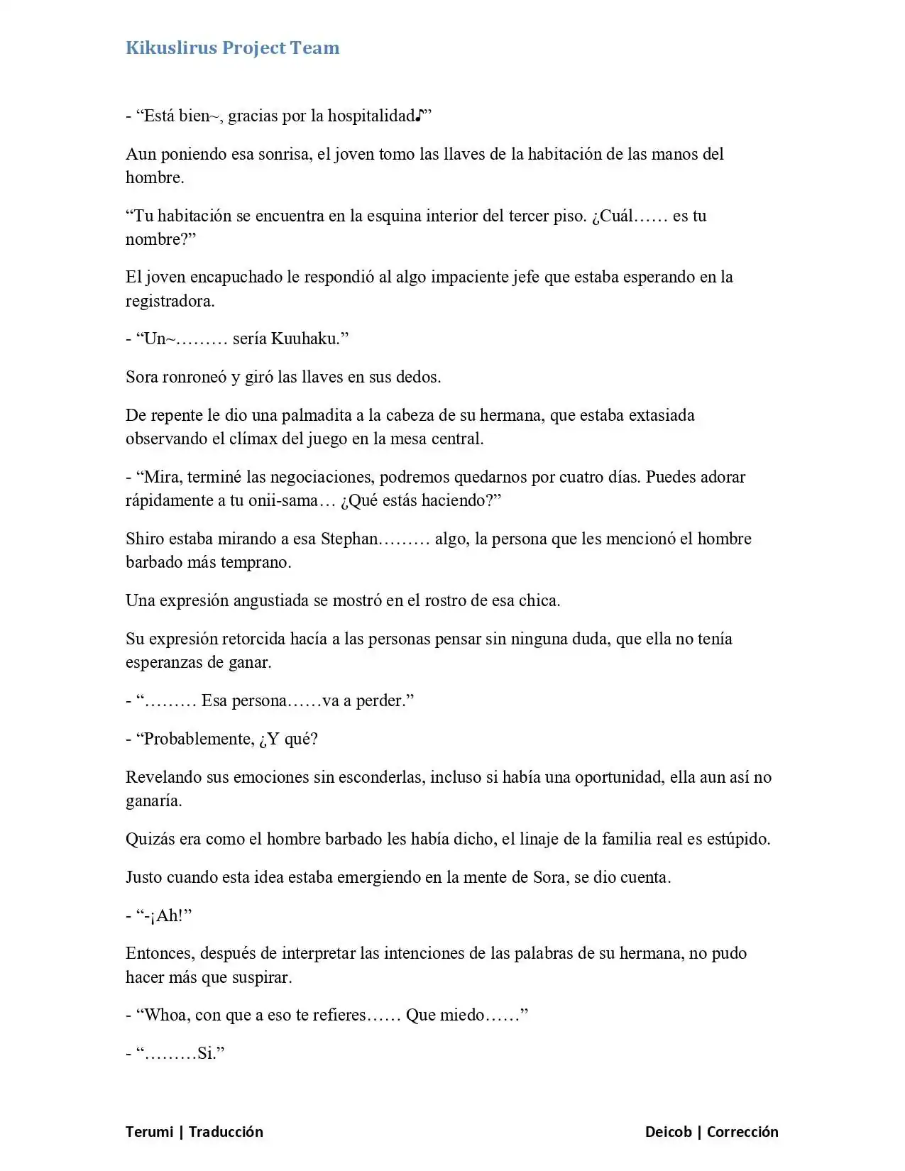 Página 13 — No Game No Life Capítulo 1.1