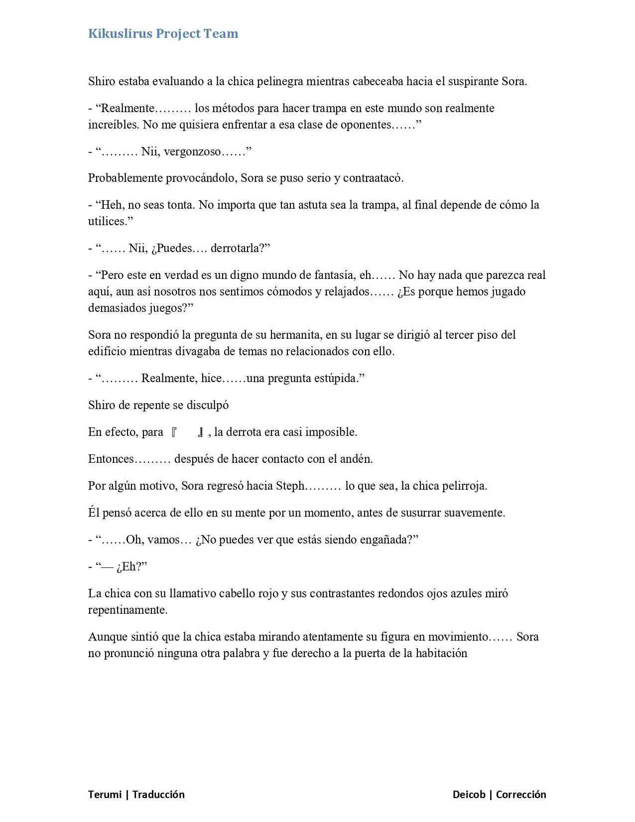Página 14 — No Game No Life Capítulo 1.1