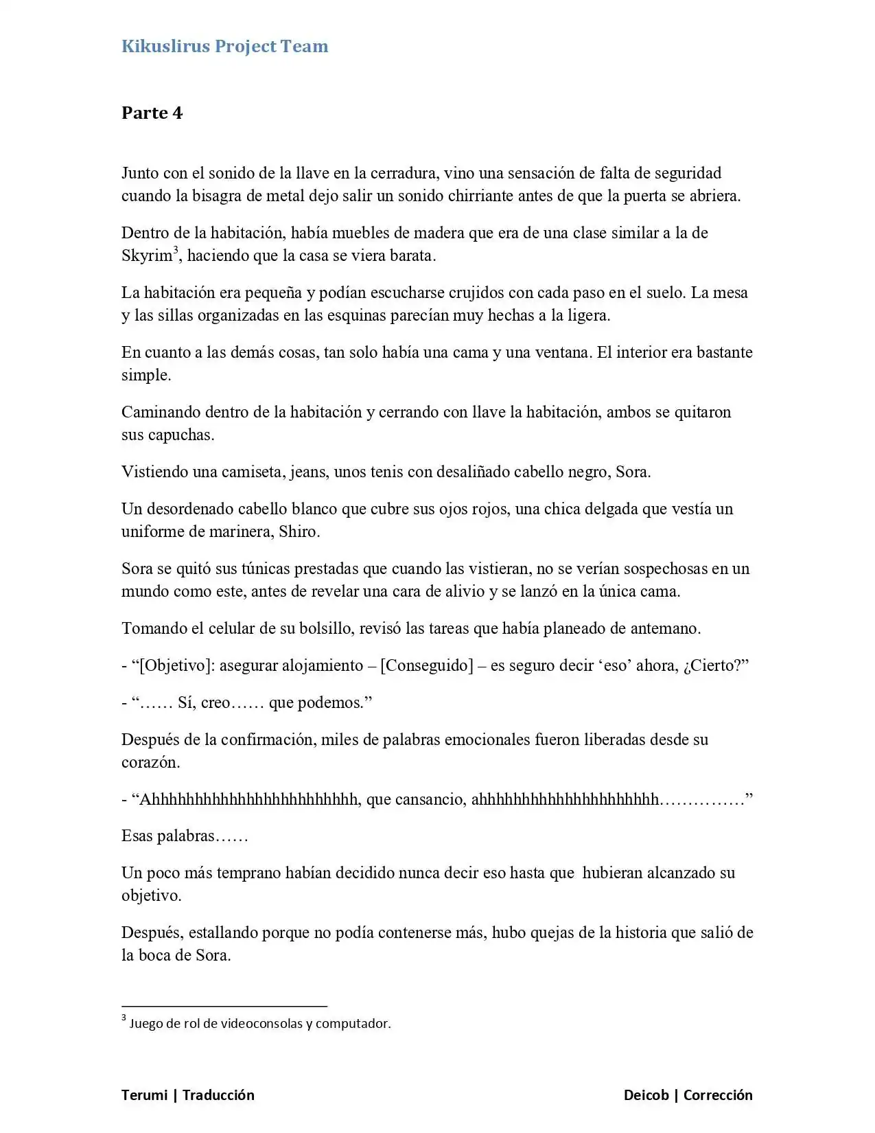 Página 15 — No Game No Life Capítulo 1.1