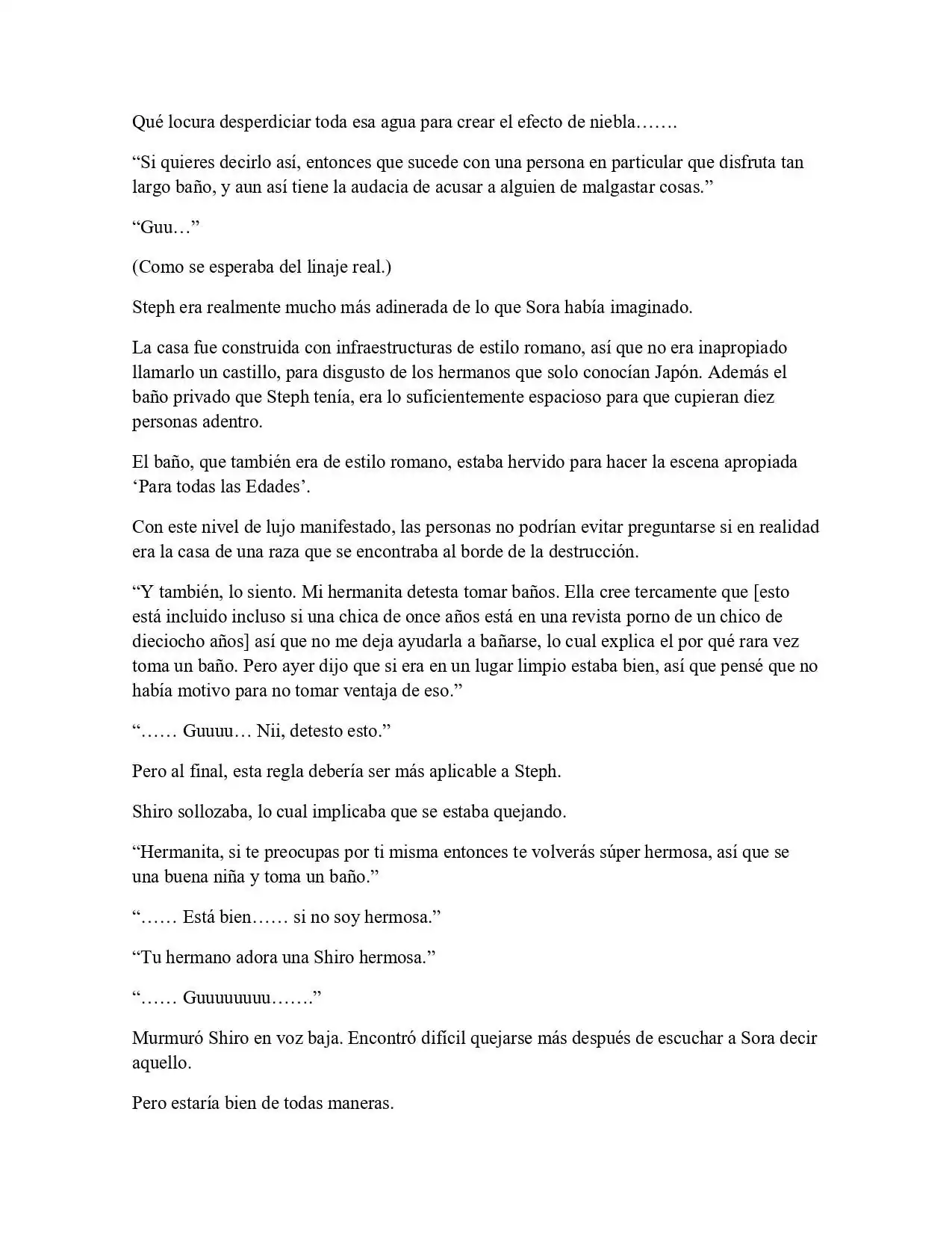 Página 2 — No Game No Life Capítulo 1.2