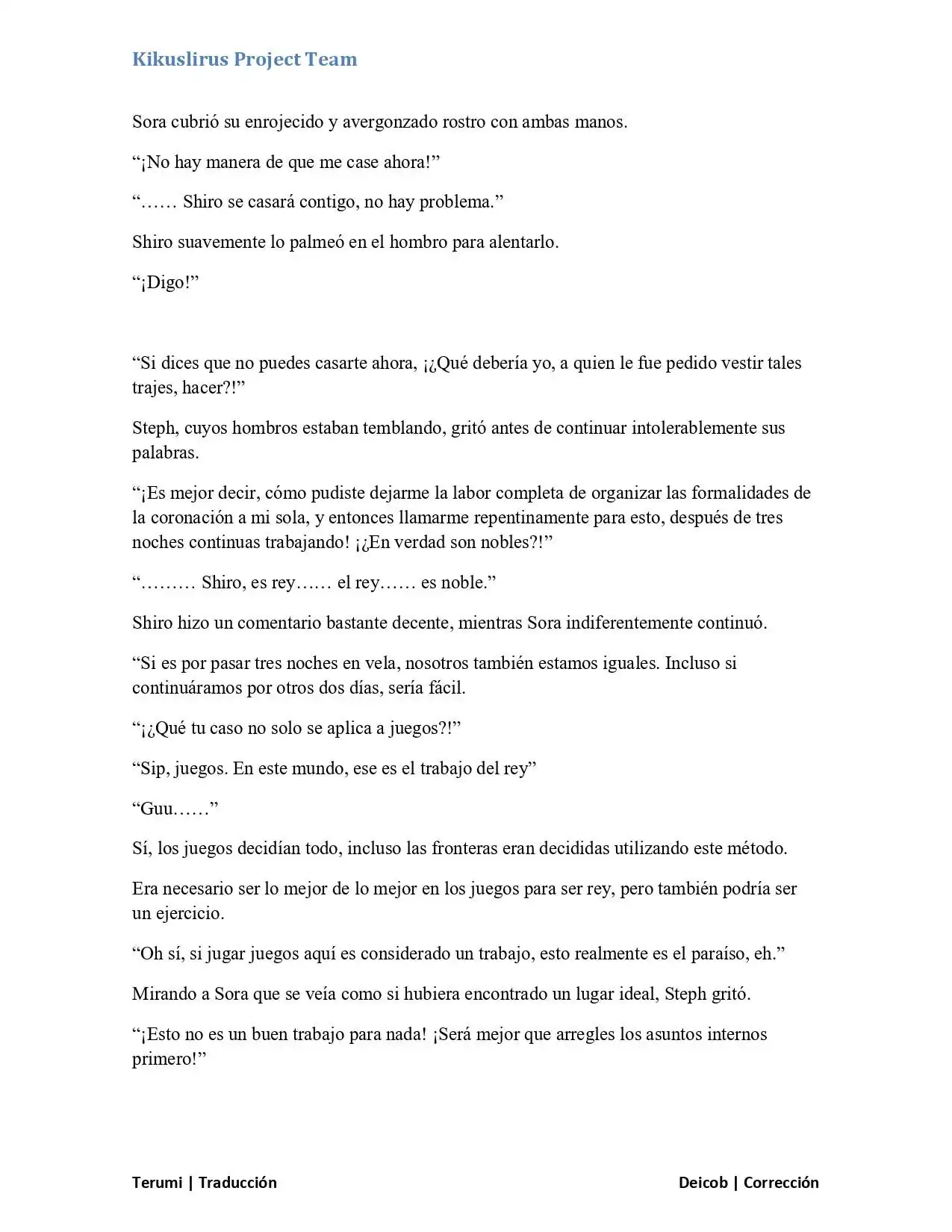 Página 5 — No Game No Life Capítulo 1.5