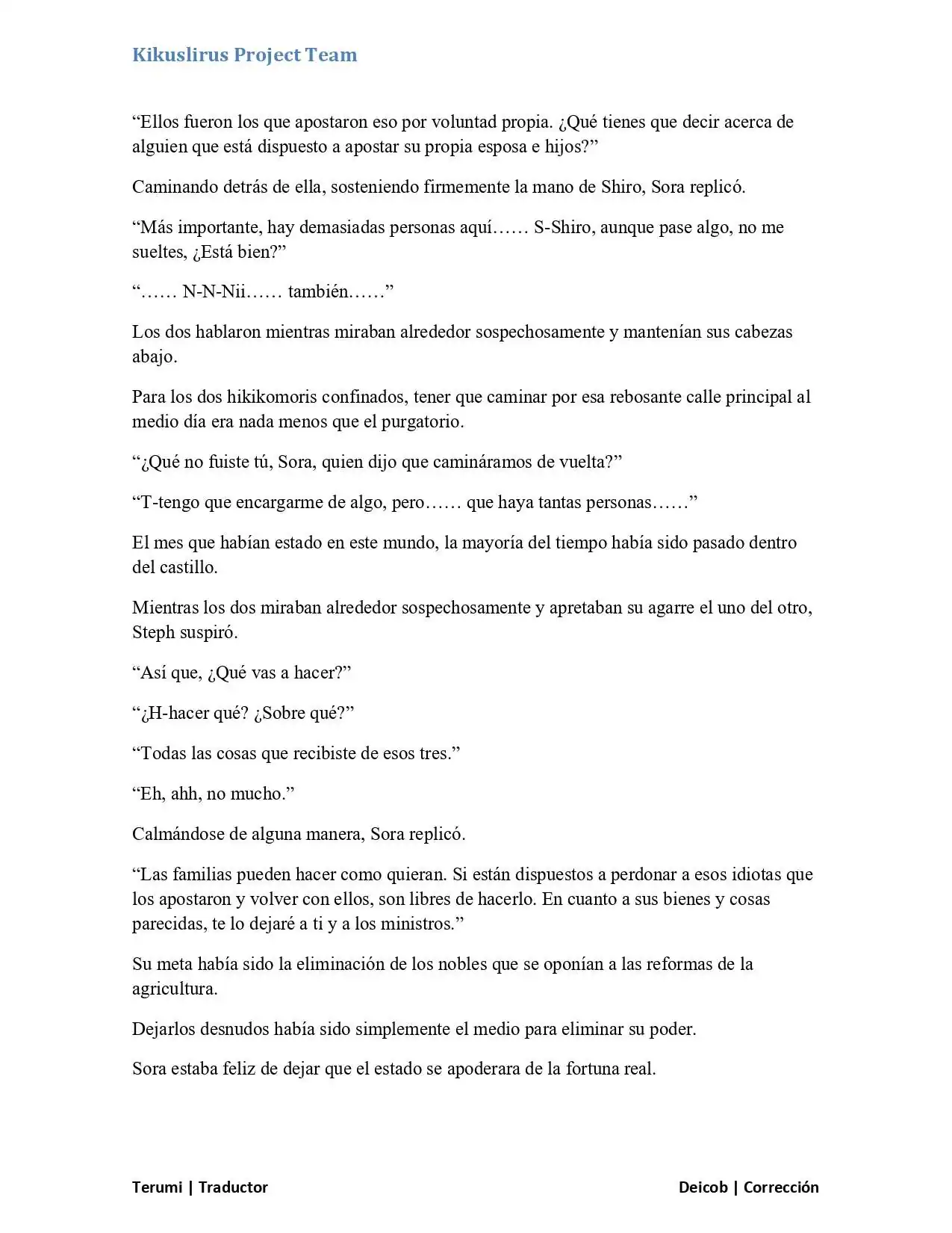Página 9 — No Game No Life Capítulo 2.1