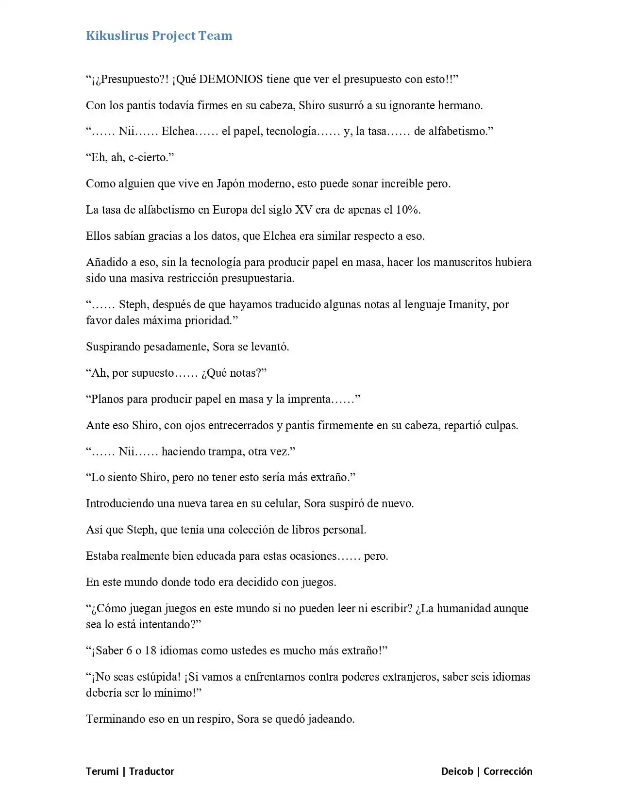 Página 38 — No Game No Life Capítulo 2.1