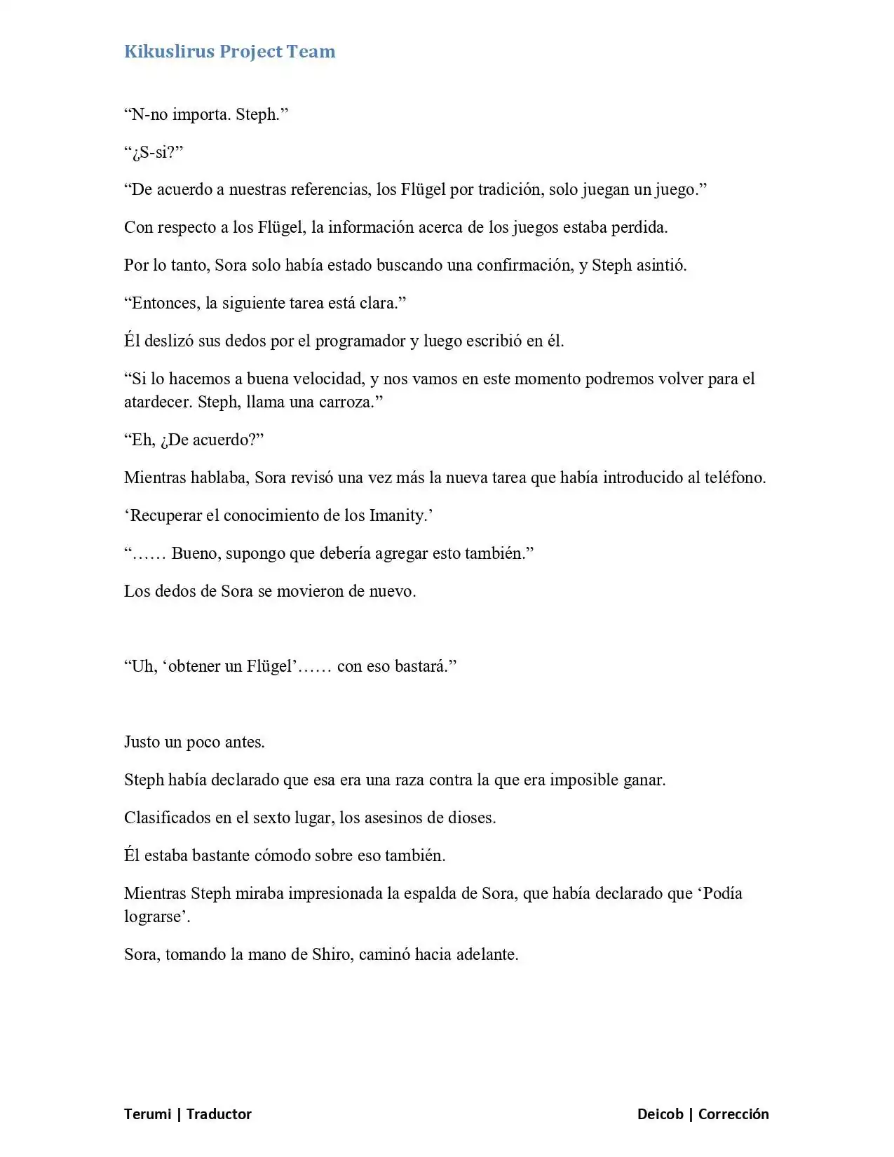 Página 39 — No Game No Life Capítulo 2.1