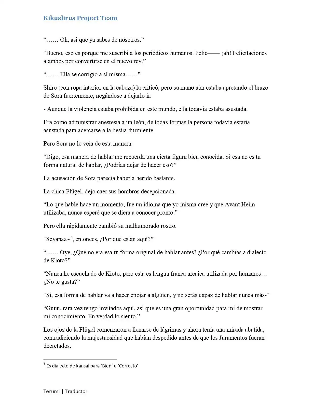 Página 5 — No Game No Life Capítulo 2.2
