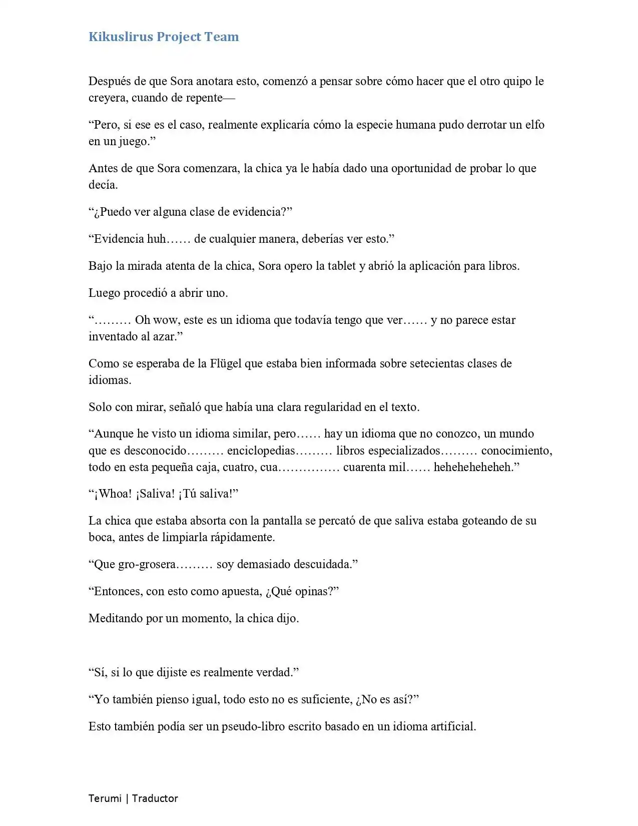 Página 9 — No Game No Life Capítulo 2.2