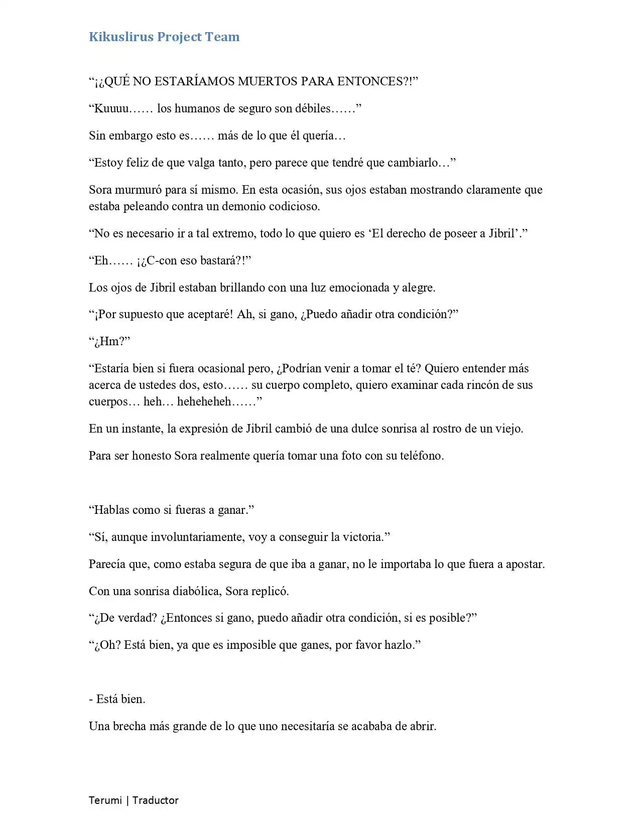 Página 16 — No Game No Life Capítulo 2.2