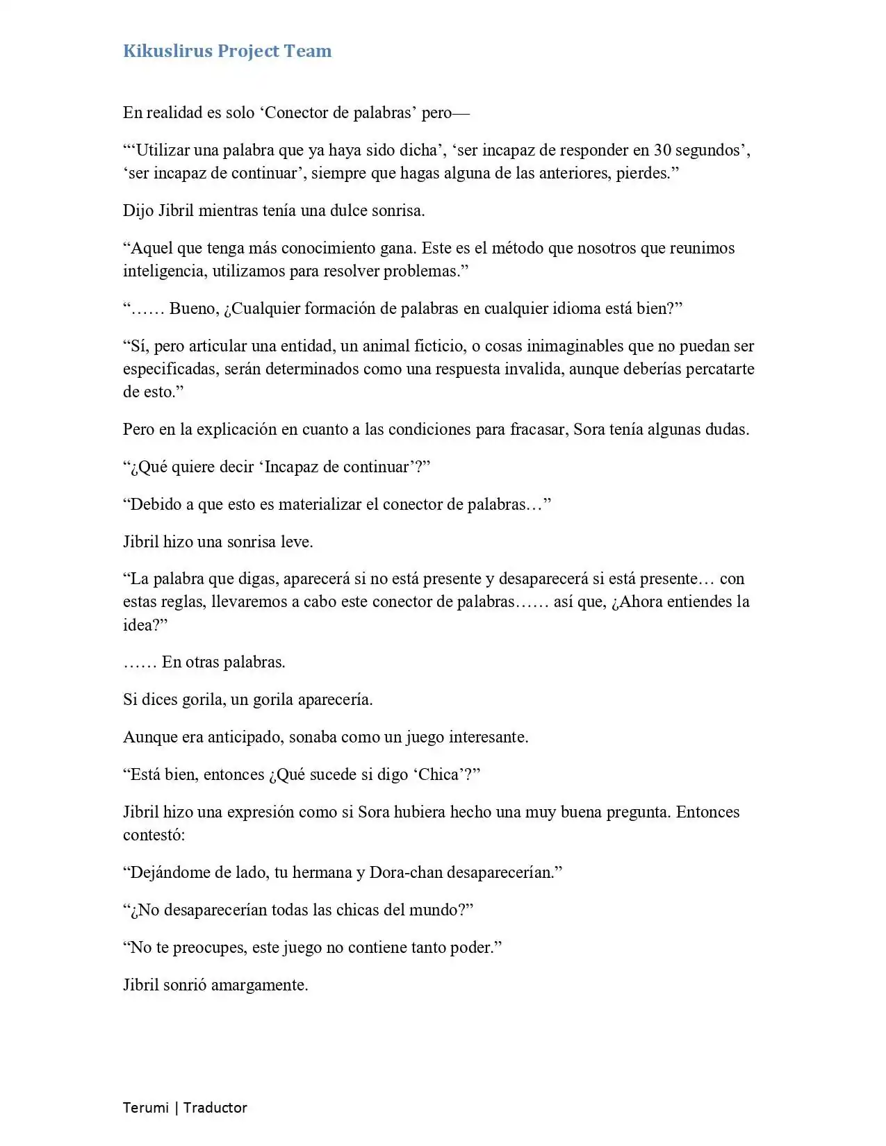 Página 20 — No Game No Life Capítulo 2.2