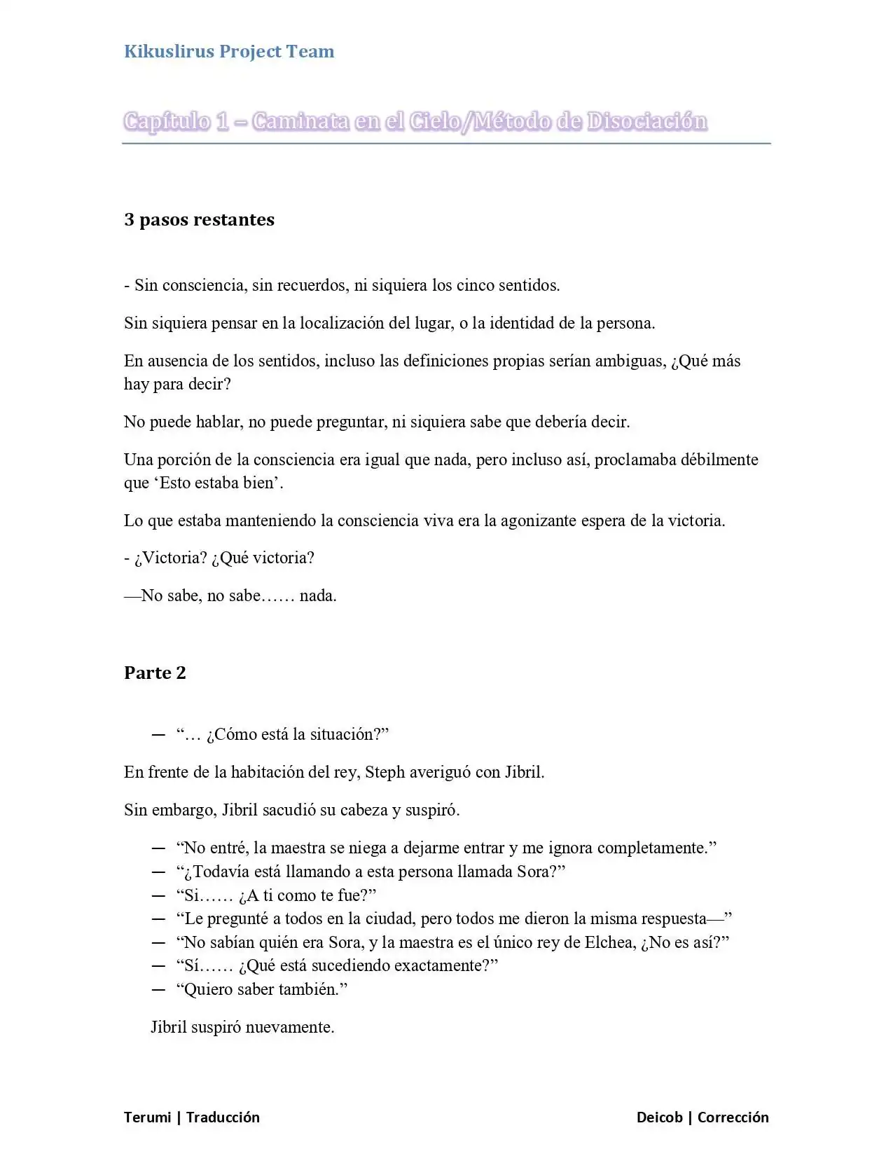 Página 1 — No Game No Life Capítulo 3.1