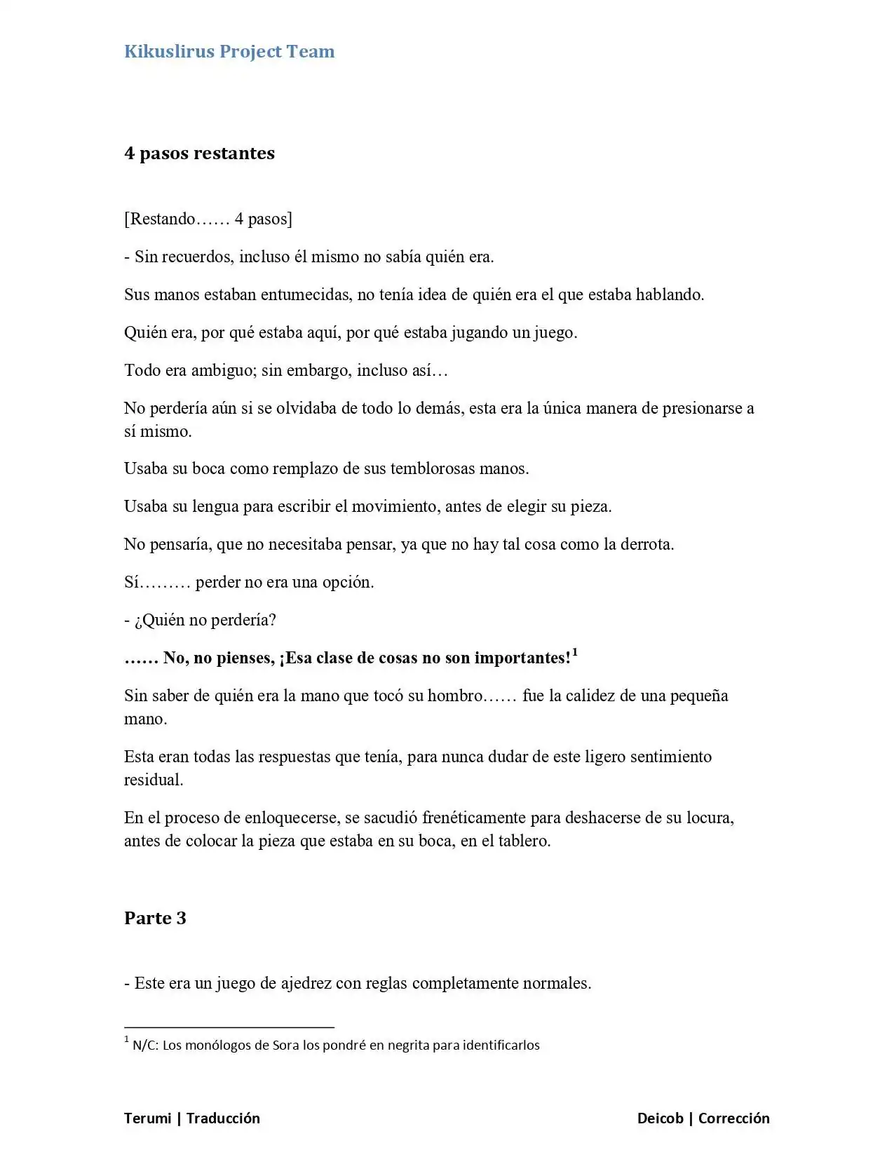 Página 9 — No Game No Life Capítulo 3.1