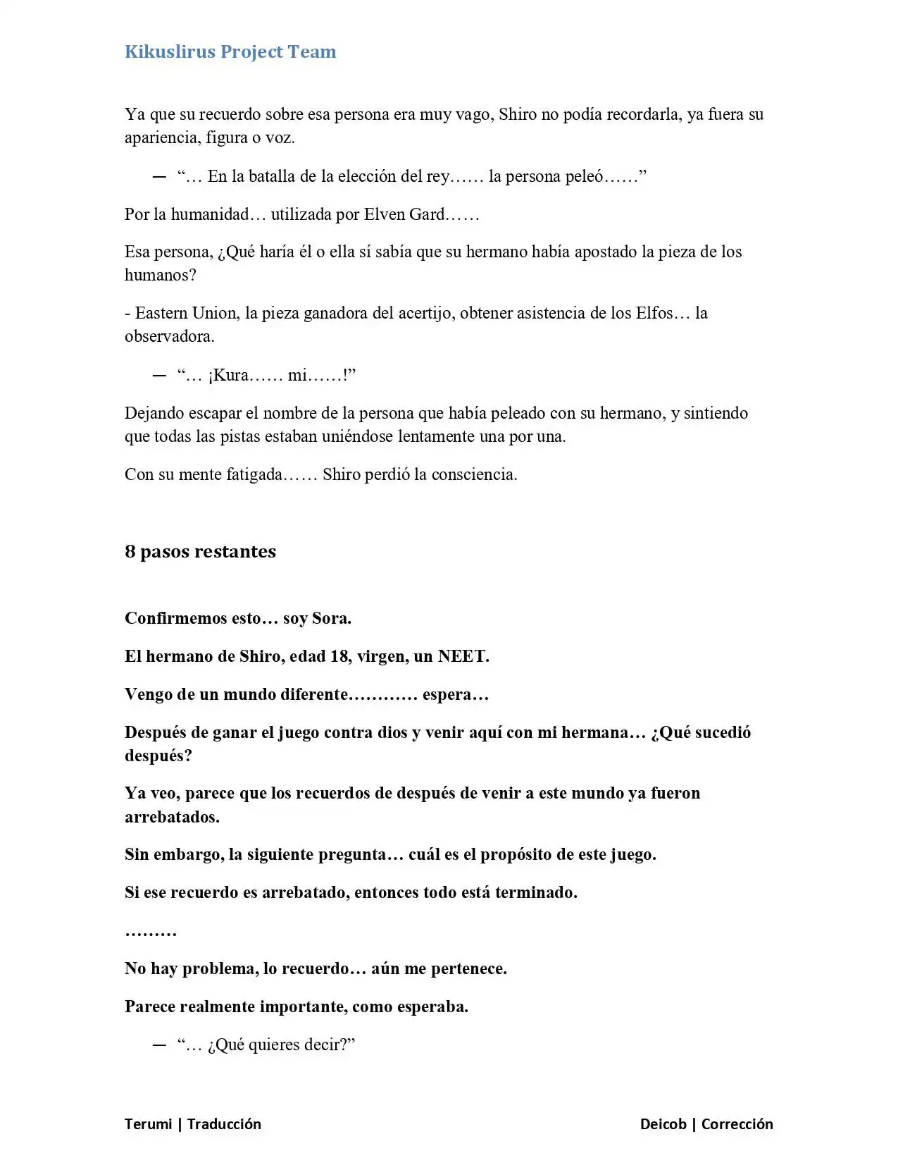 Página 19 — No Game No Life Capítulo 3.1