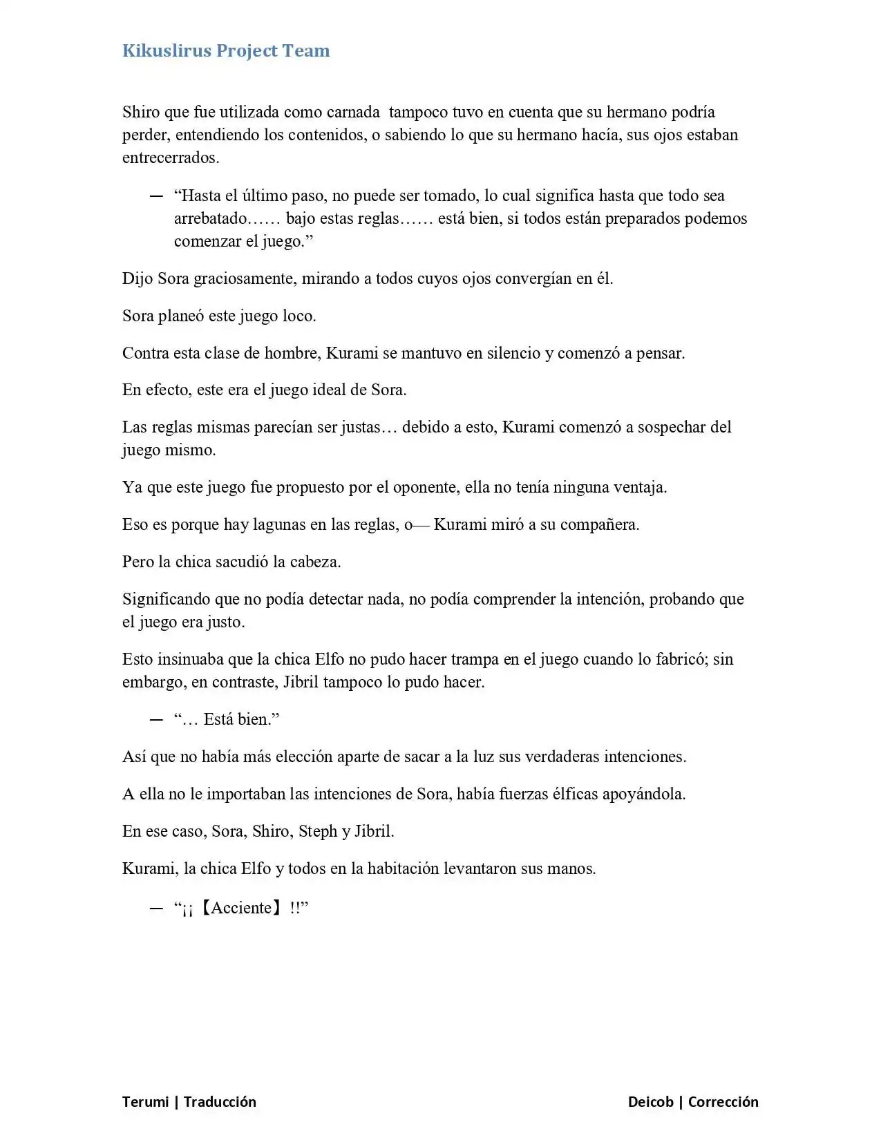 Página 36 — No Game No Life Capítulo 3.1