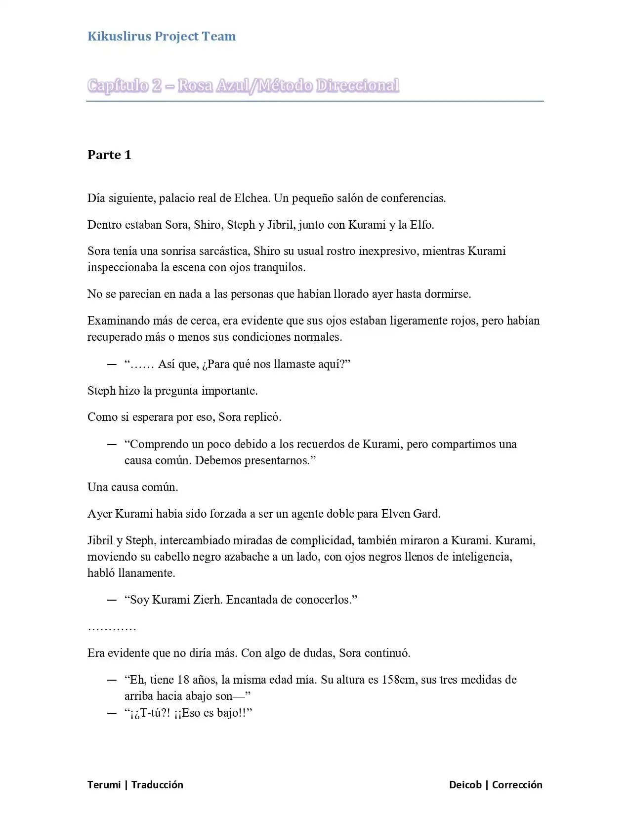 Página 1 — No Game No Life Capítulo 3.2
