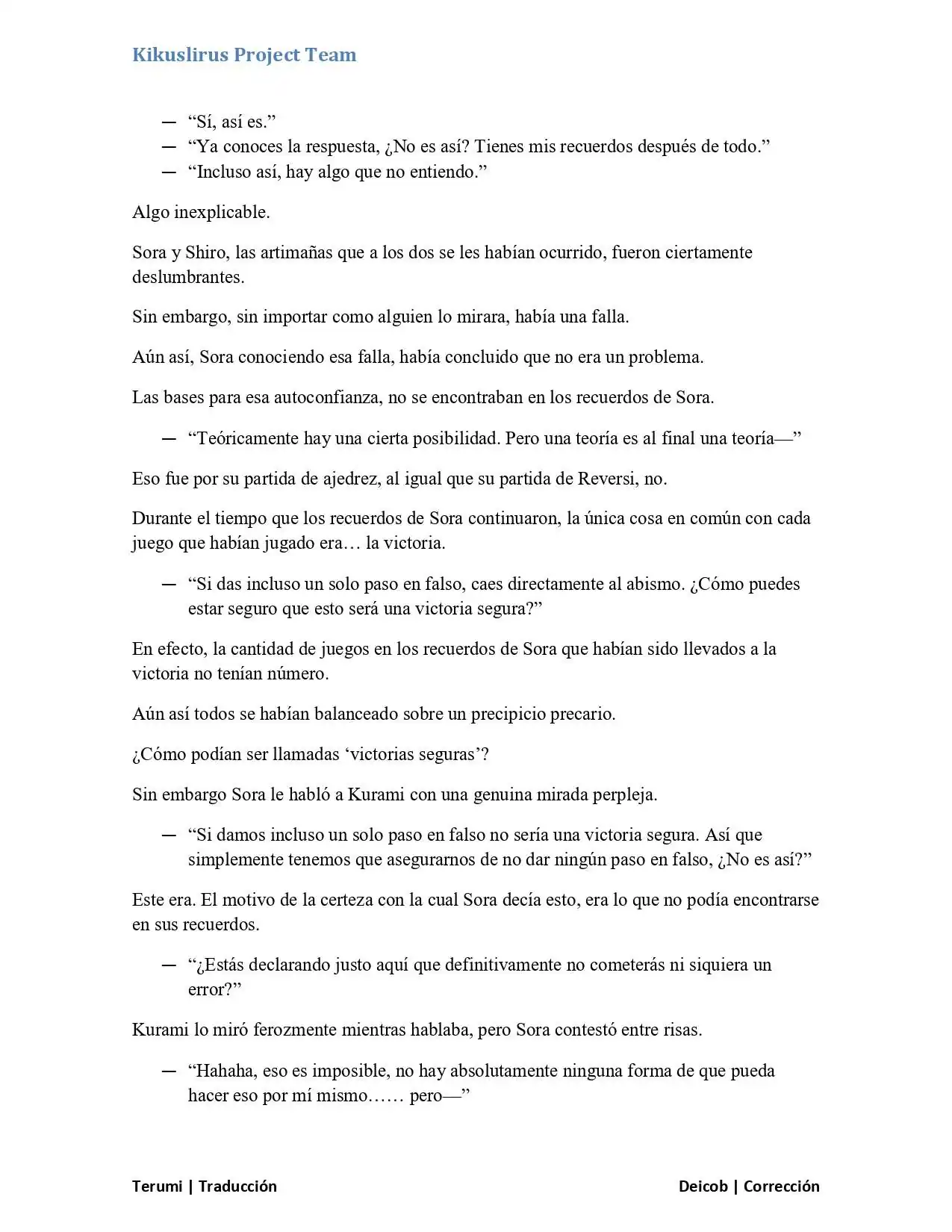Página 18 — No Game No Life Capítulo 3.2