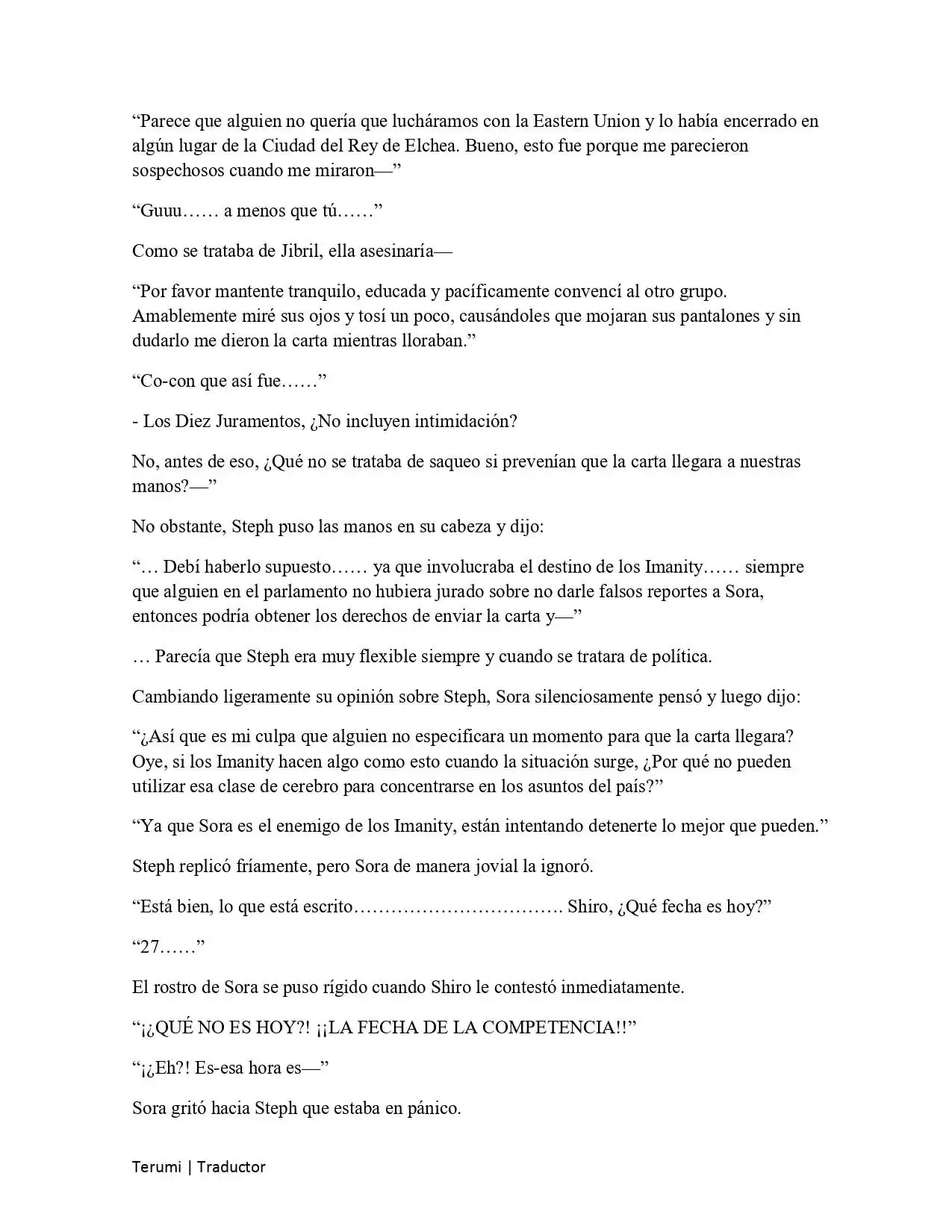 Página 2 — No Game No Life Capítulo 3.3