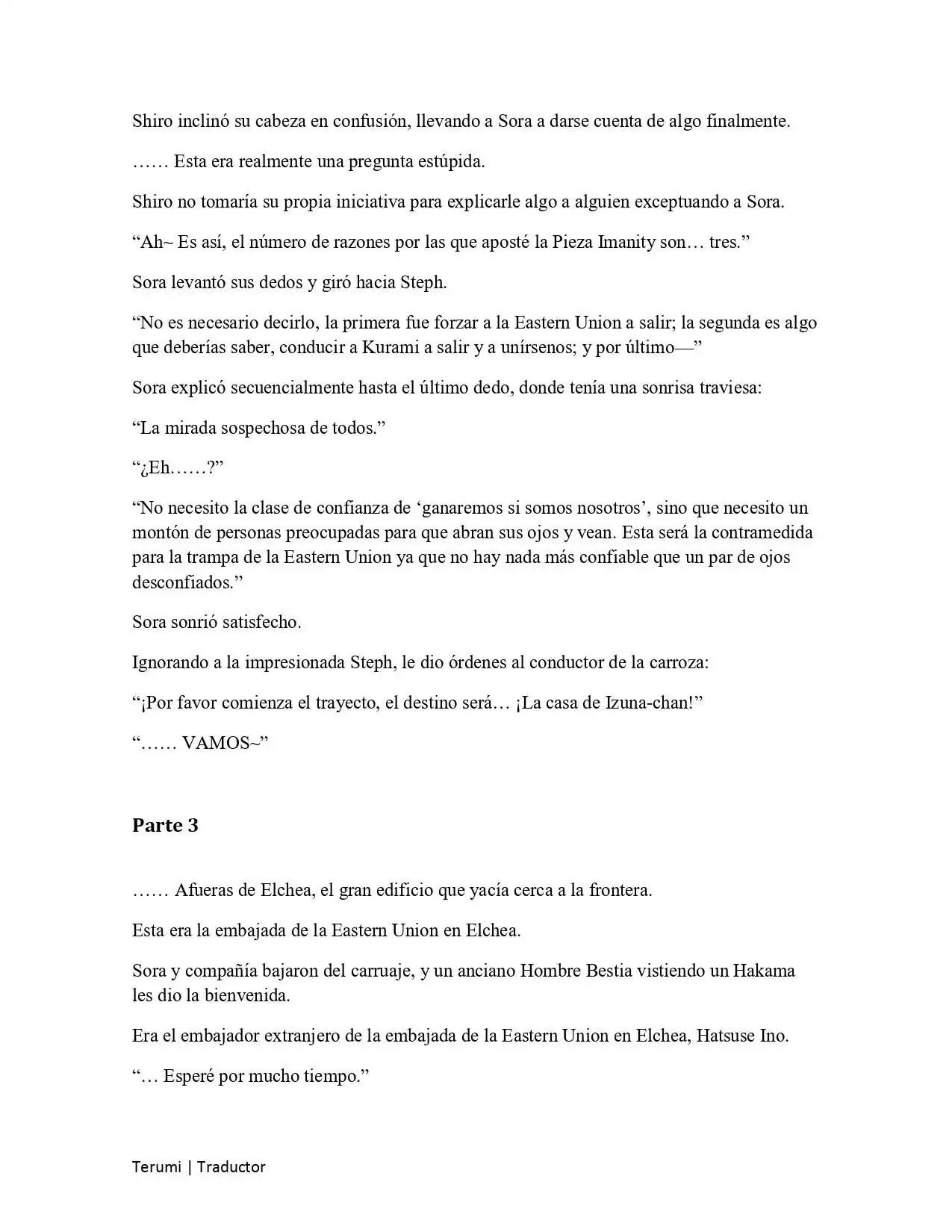 Página 5 — No Game No Life Capítulo 3.3