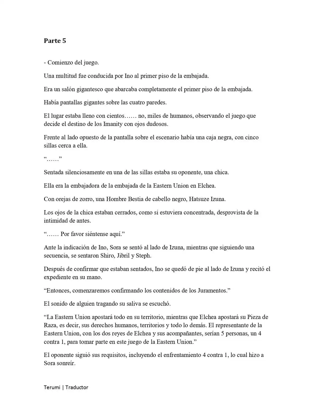 Página 9 — No Game No Life Capítulo 3.3
