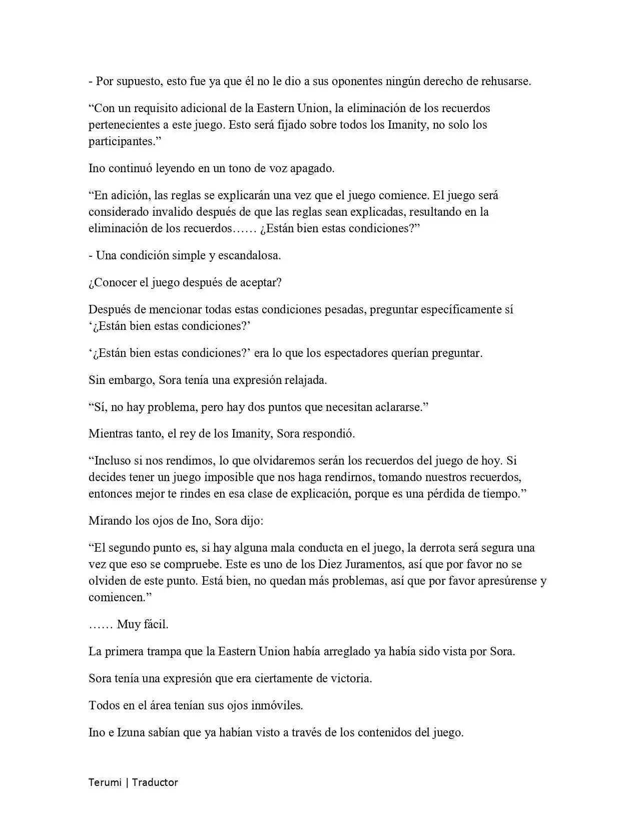 Página 10 — No Game No Life Capítulo 3.3