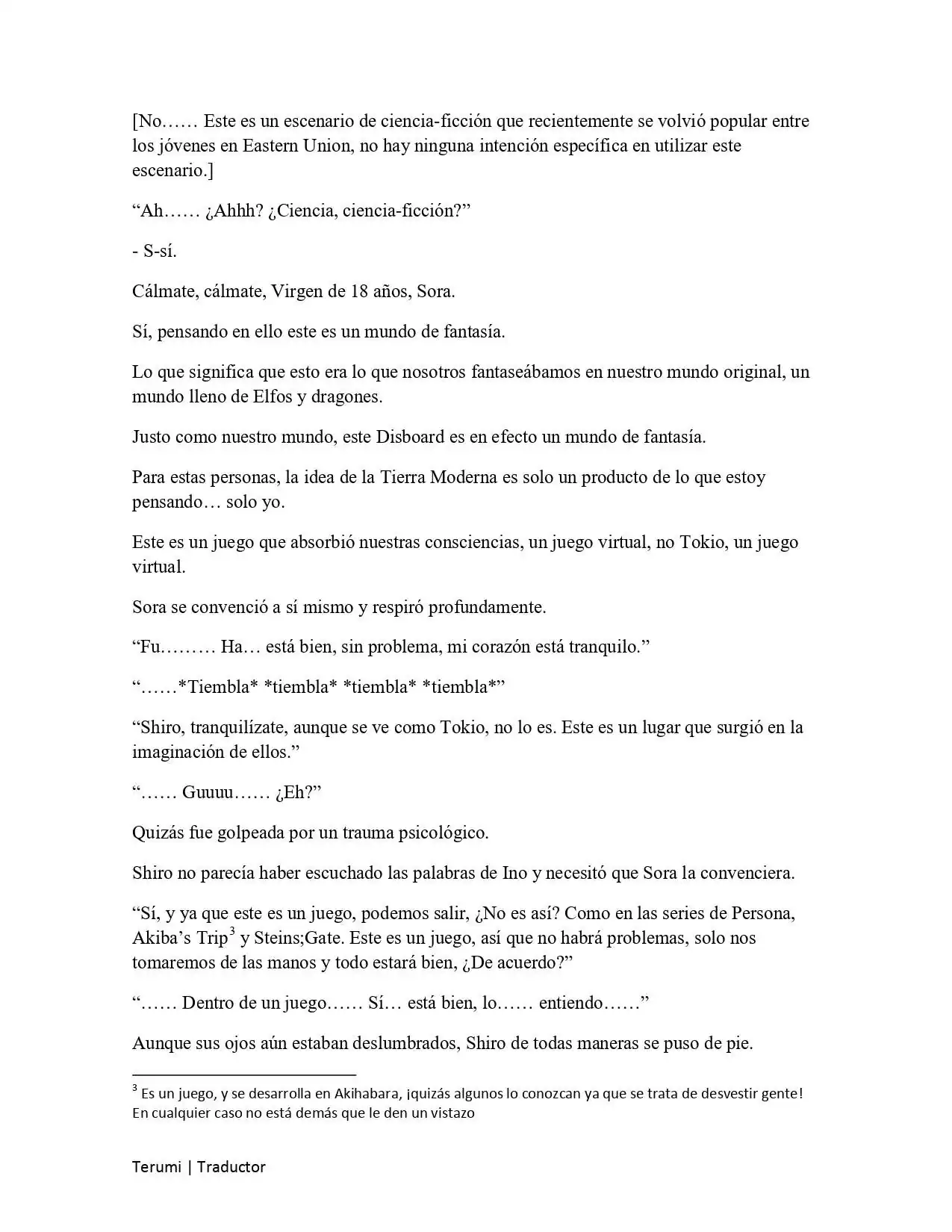 Página 17 — No Game No Life Capítulo 3.3