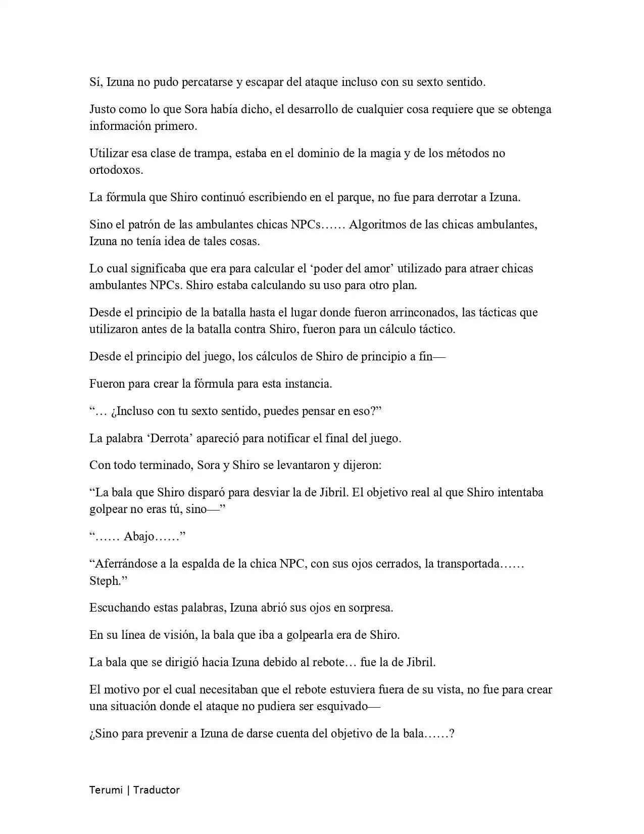 Página 74 — No Game No Life Capítulo 3.3
