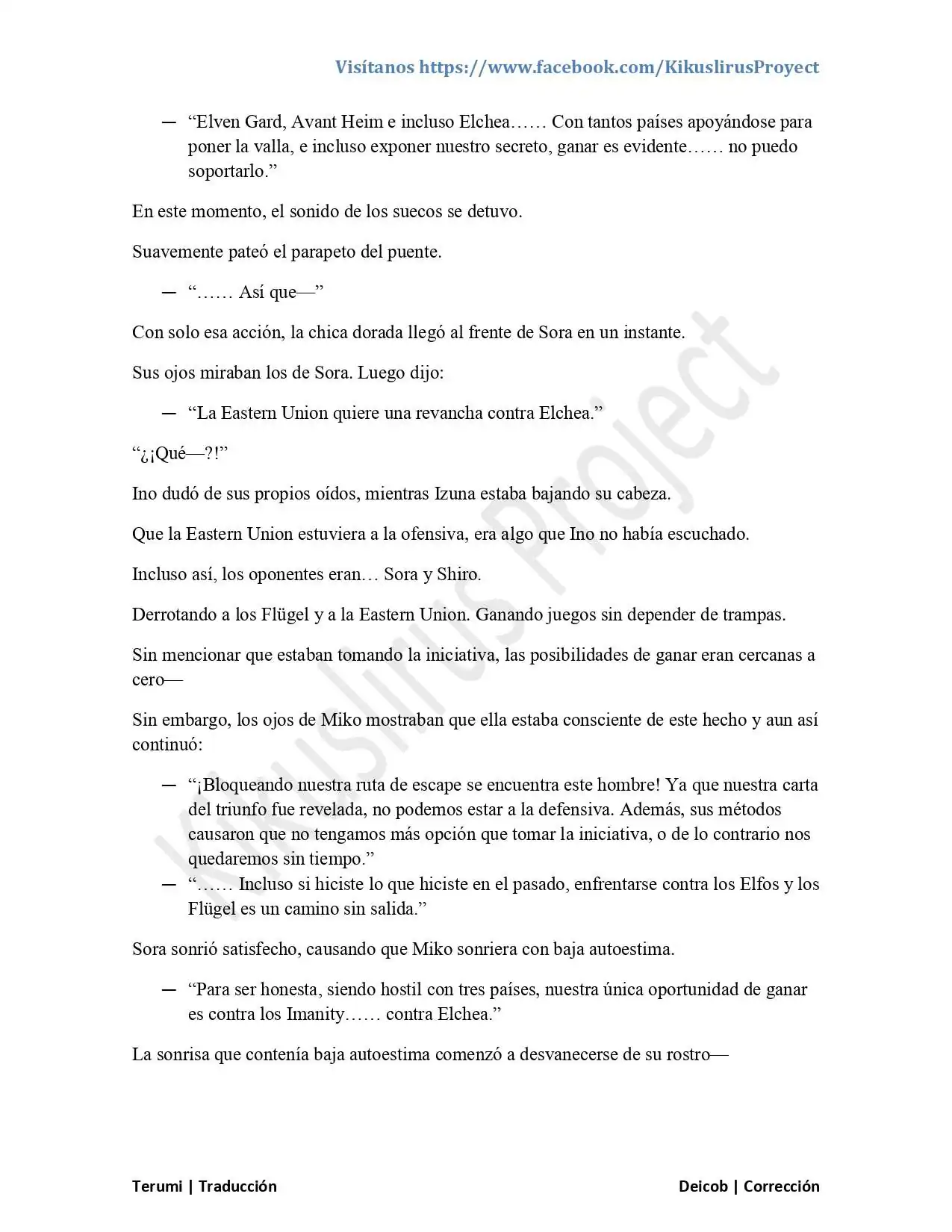 Página 14 — No Game No Life Capítulo 3.4