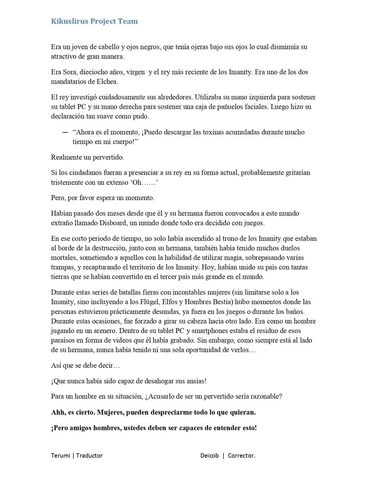 Página 5 — No Game No Life Capítulo 4
