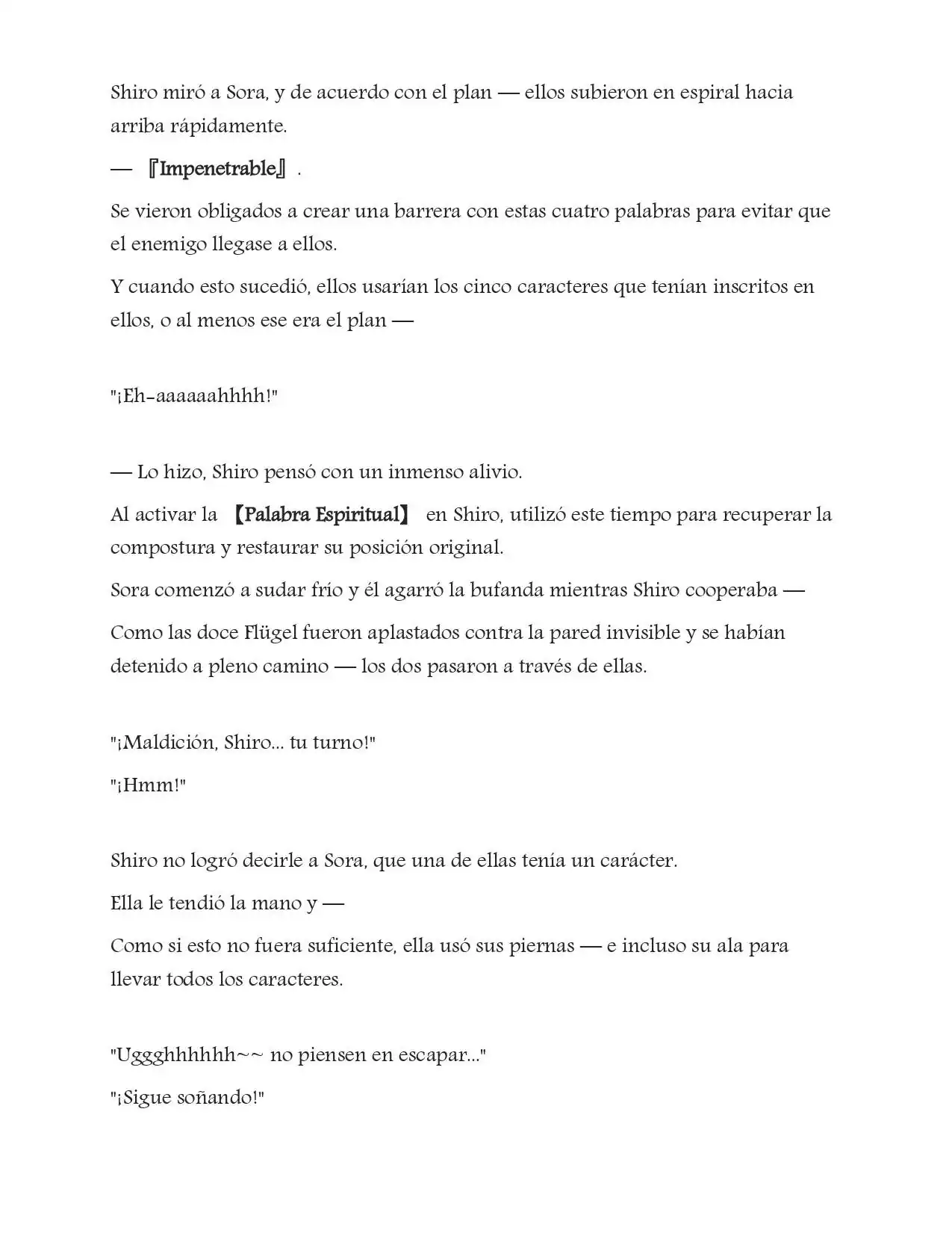 Página 36 — No Game No Life Capítulo 5.2