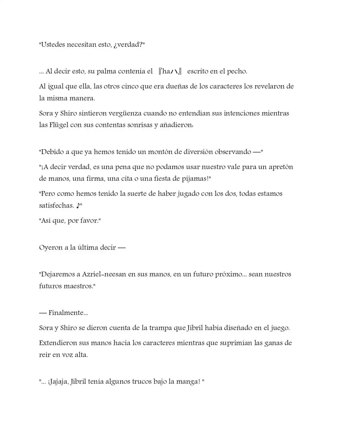 Página 20 — No Game No Life Capítulo 5.3