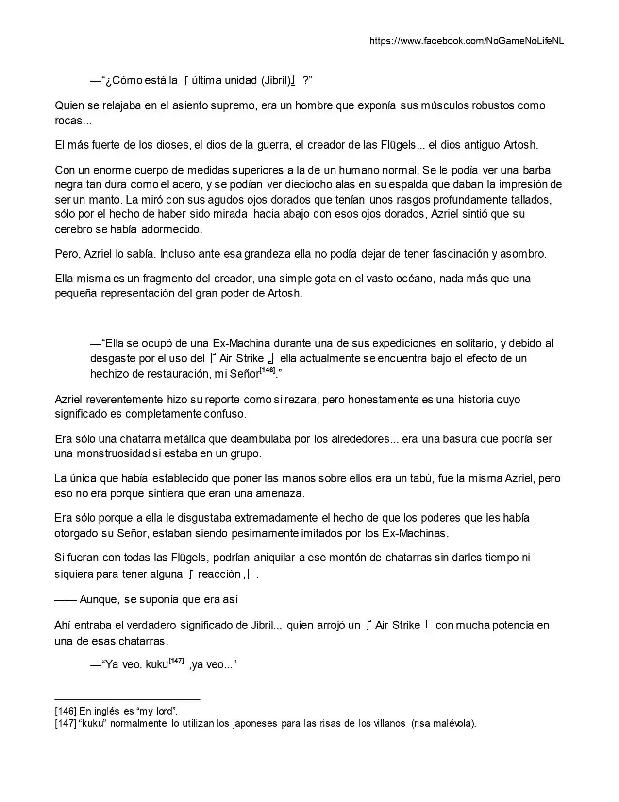 Página 2 — No Game No Life Capítulo 6.5