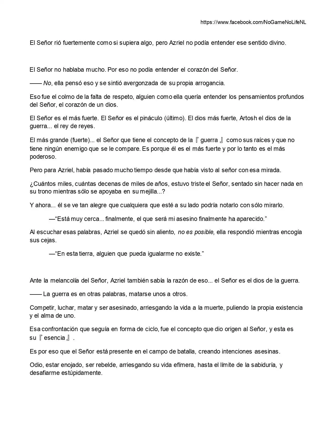 Página 3 — No Game No Life Capítulo 6.5