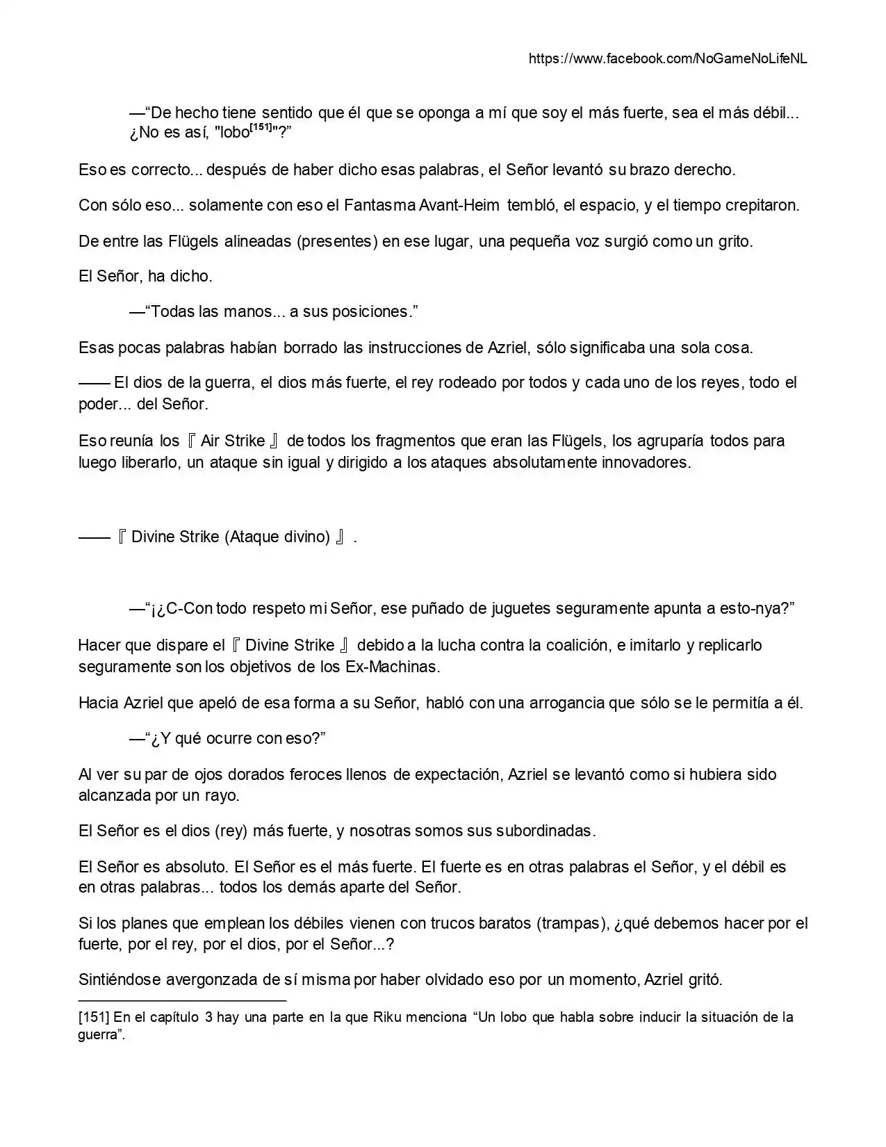 Página 6 — No Game No Life Capítulo 6.5