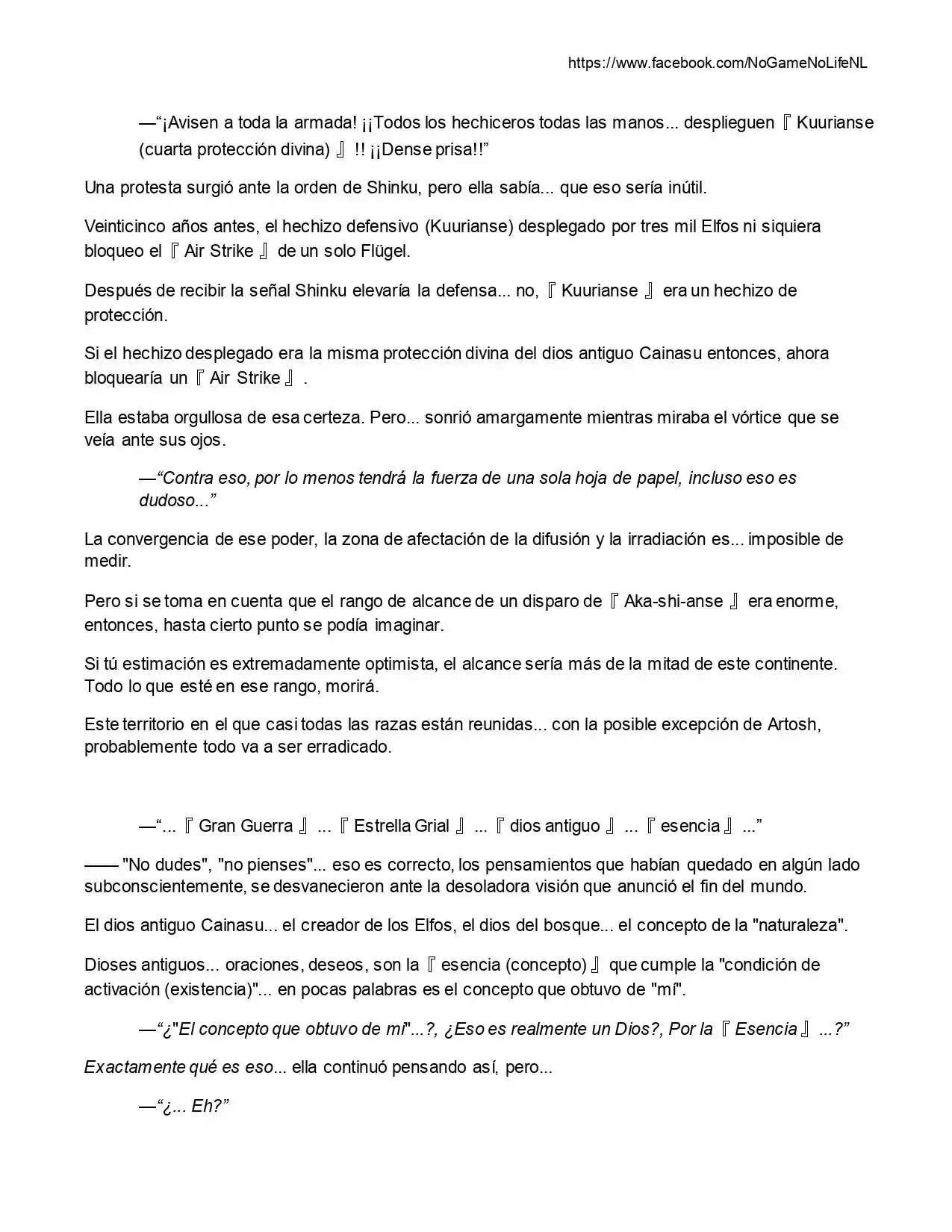 Página 13 — No Game No Life Capítulo 6.5