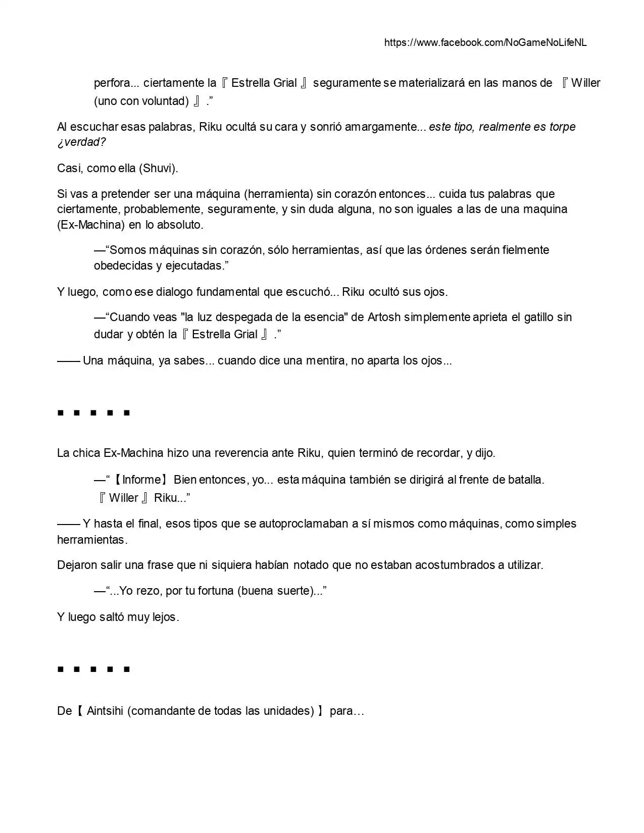 Página 19 — No Game No Life Capítulo 6.5