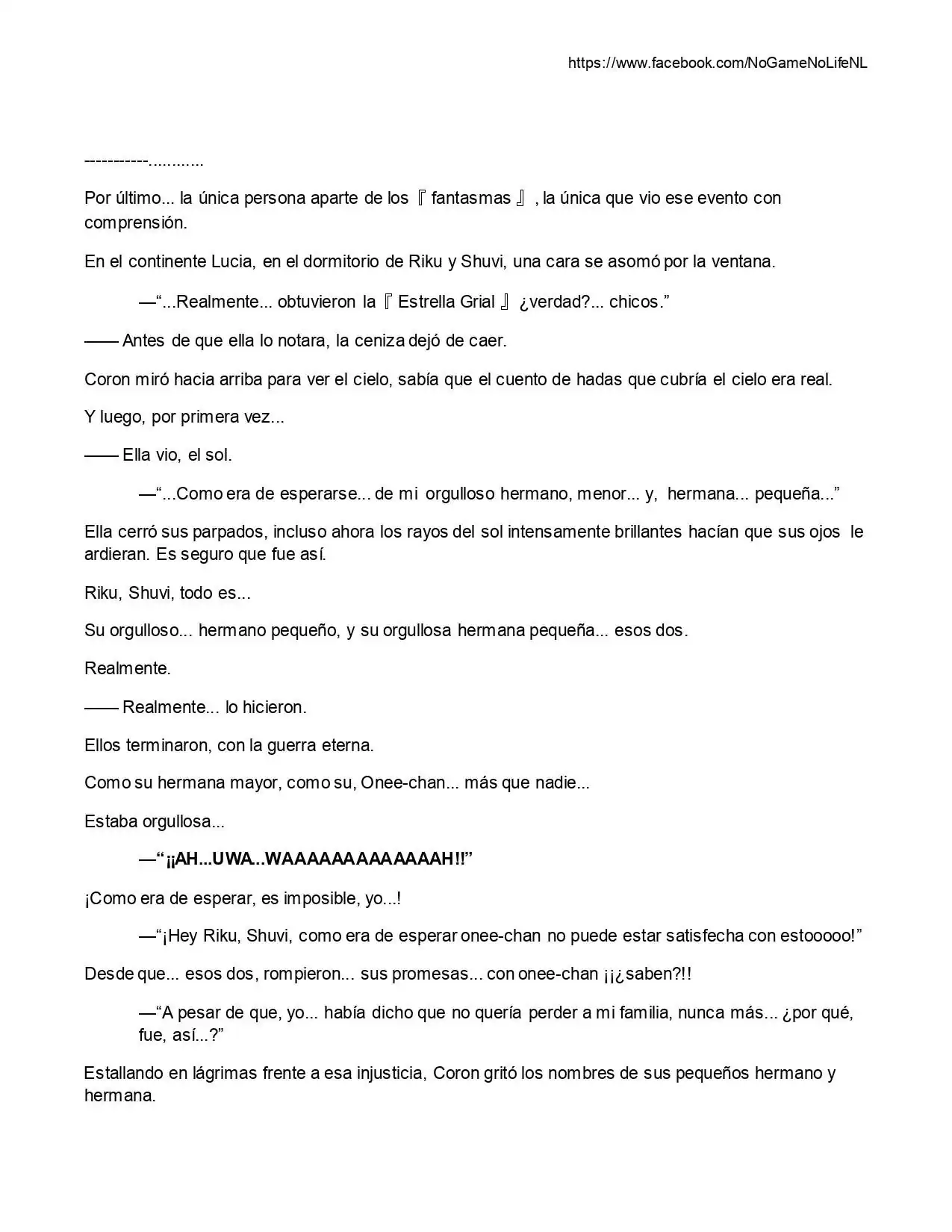 Página 38 — No Game No Life Capítulo 6.5