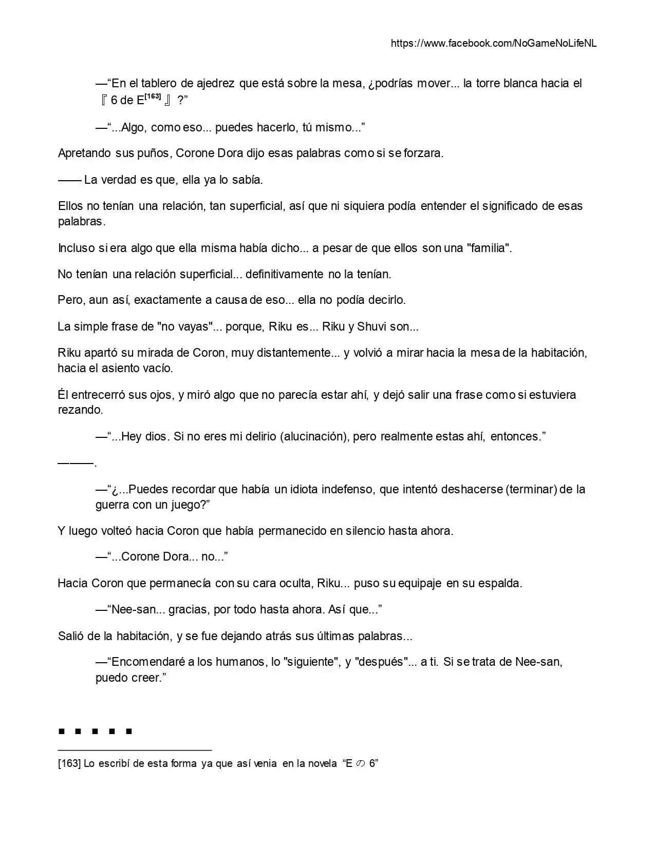 Página 40 — No Game No Life Capítulo 6.5