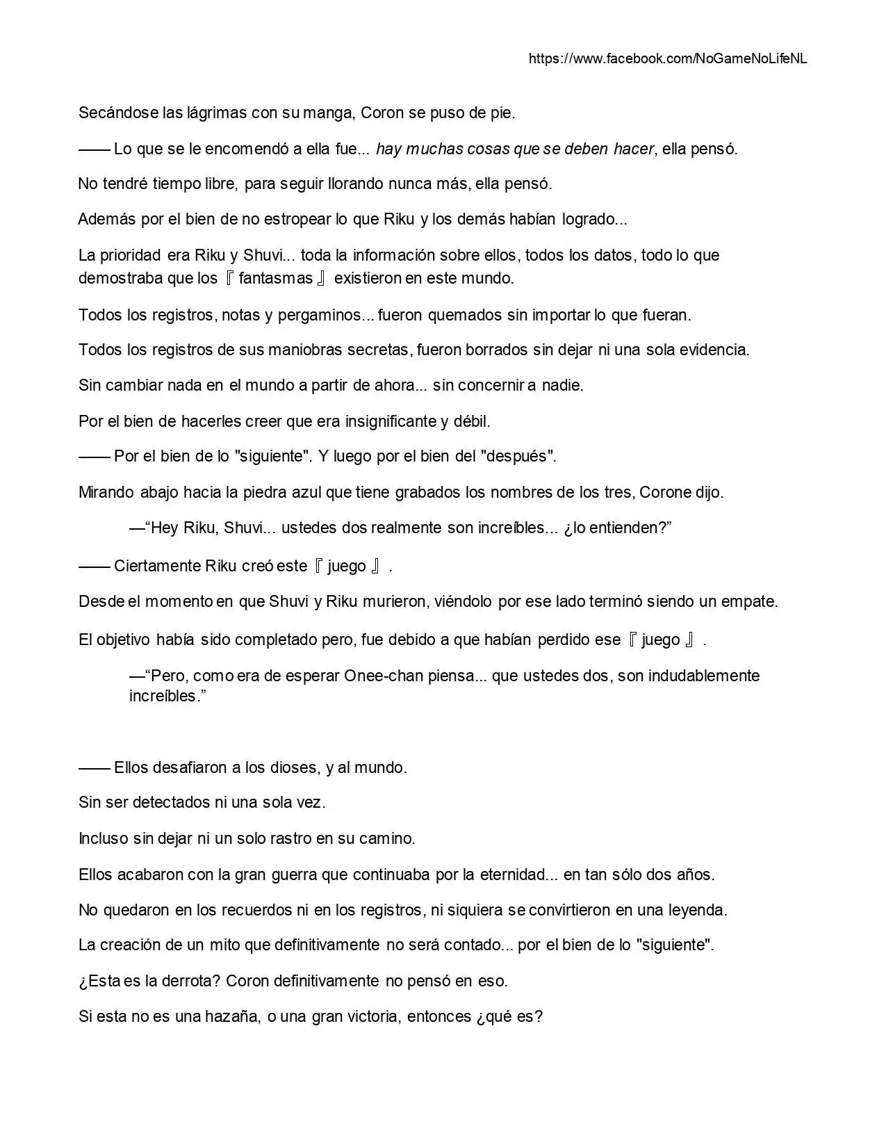 Página 43 — No Game No Life Capítulo 6.5