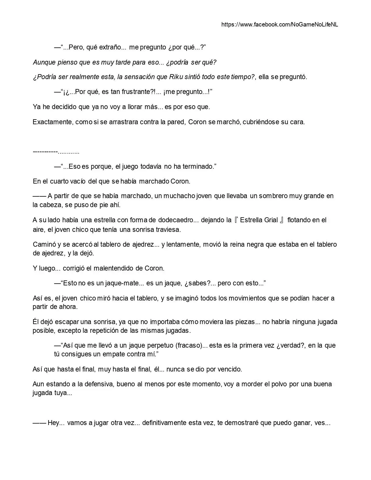 Página 44 — No Game No Life Capítulo 6.5