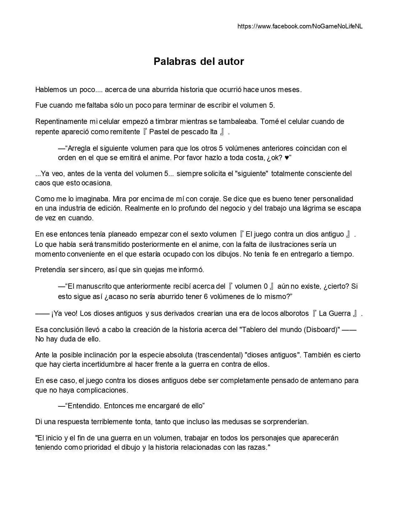 Página 15 — No Game No Life Capítulo 6.6