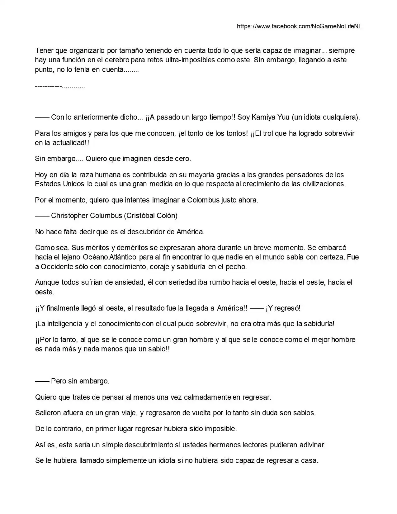 Página 16 — No Game No Life Capítulo 6.6